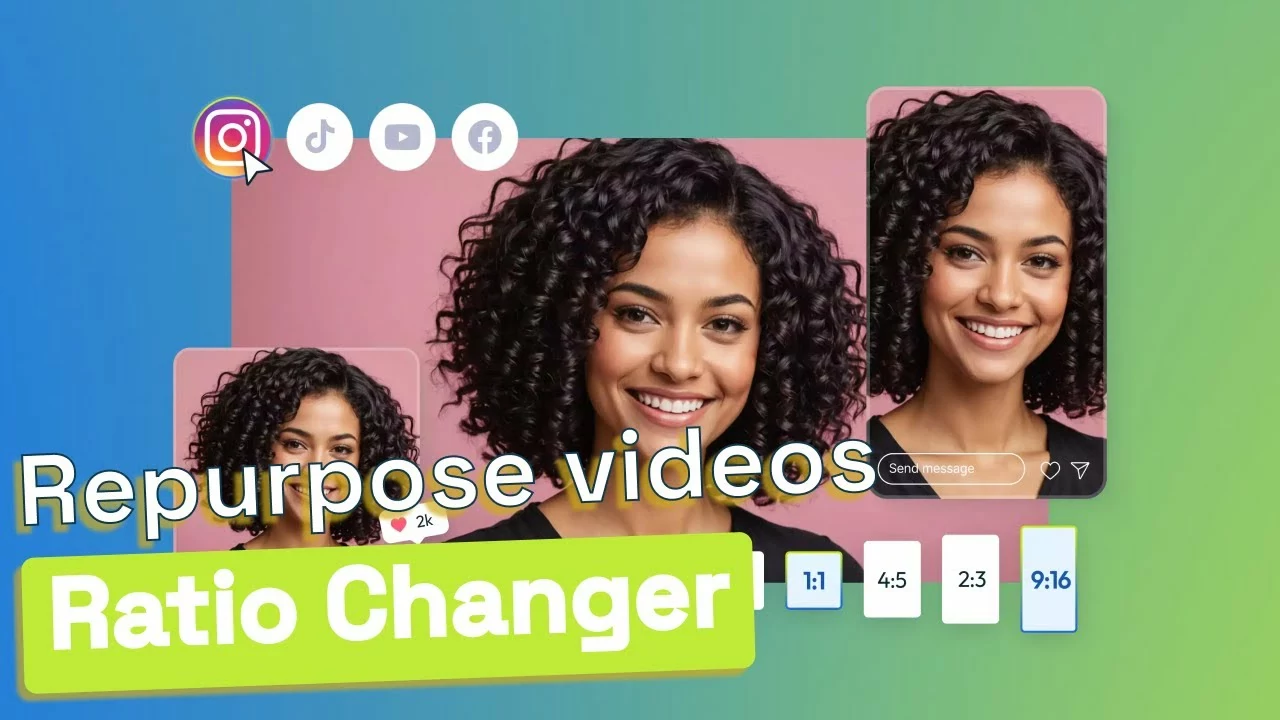 Video Seitenverhältnis ändern mit Flixier