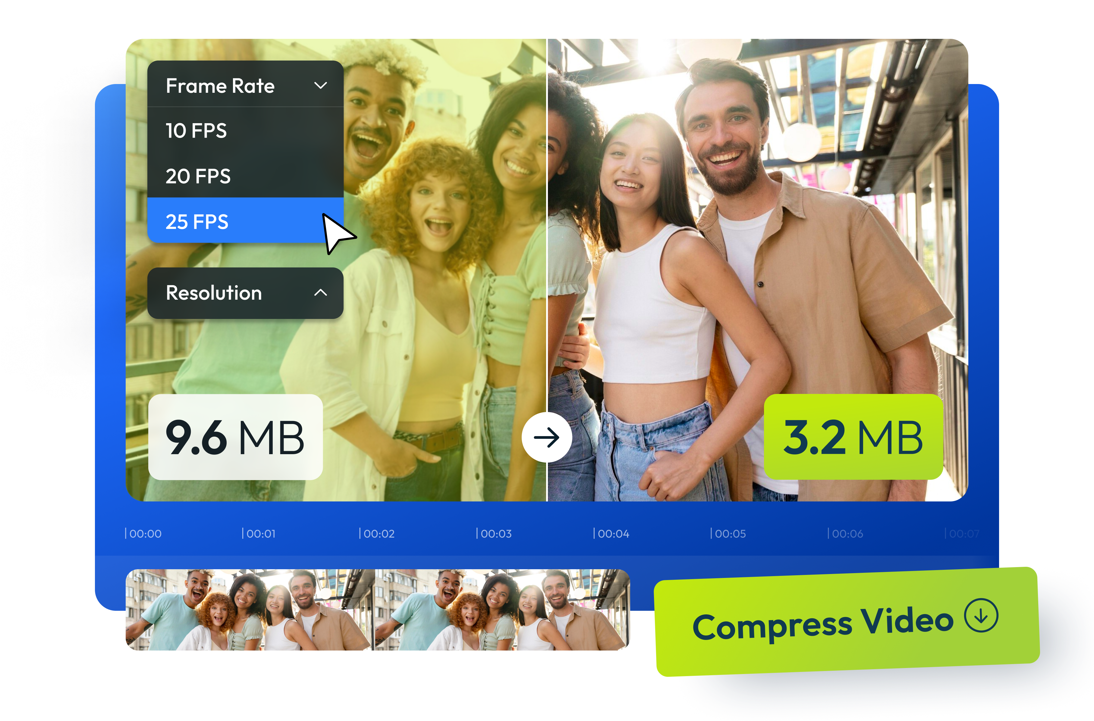 Compresse tes fichiers MOV avec Flixier