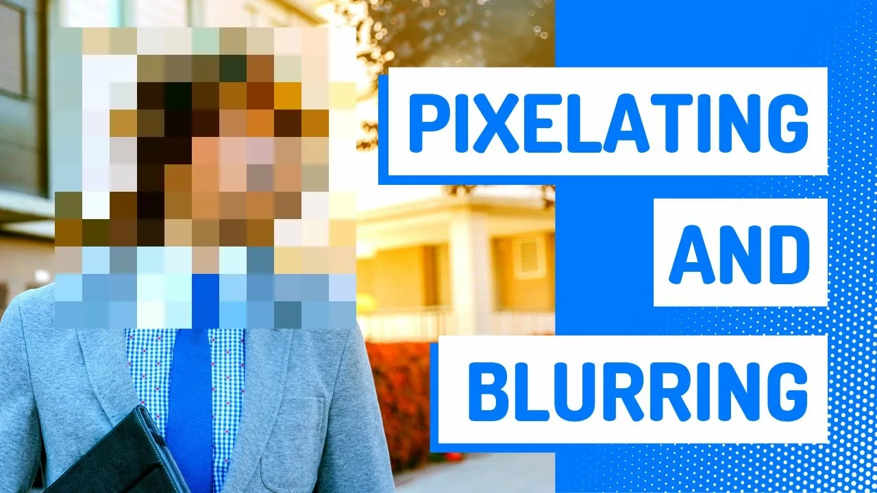 Video verpixeln und unscharf machen mit Flixier