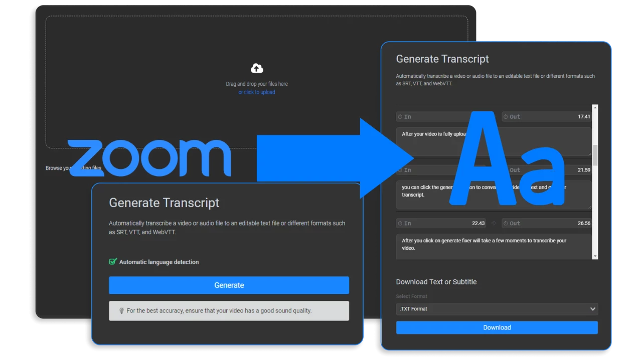 Transcribe Zoom Meetings