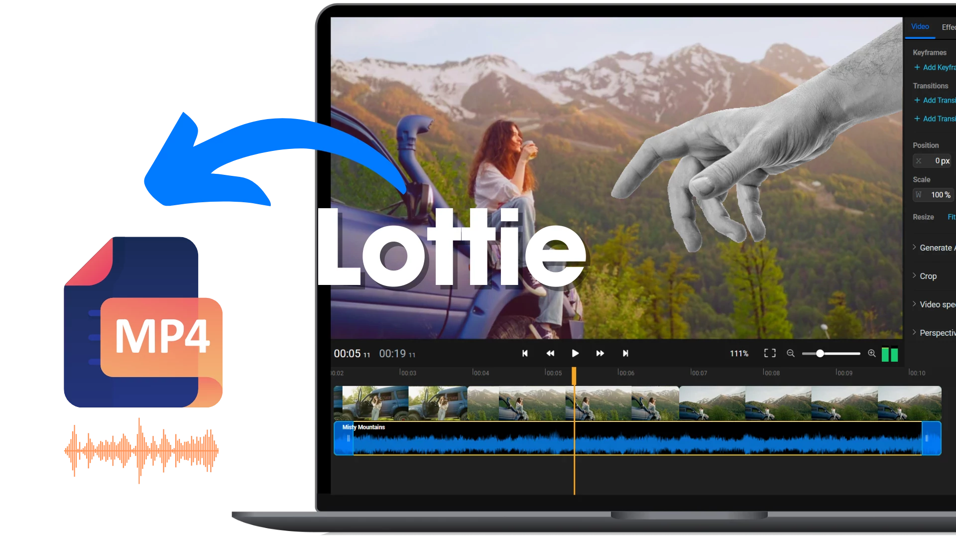 Convert Lottie to MP4 Online