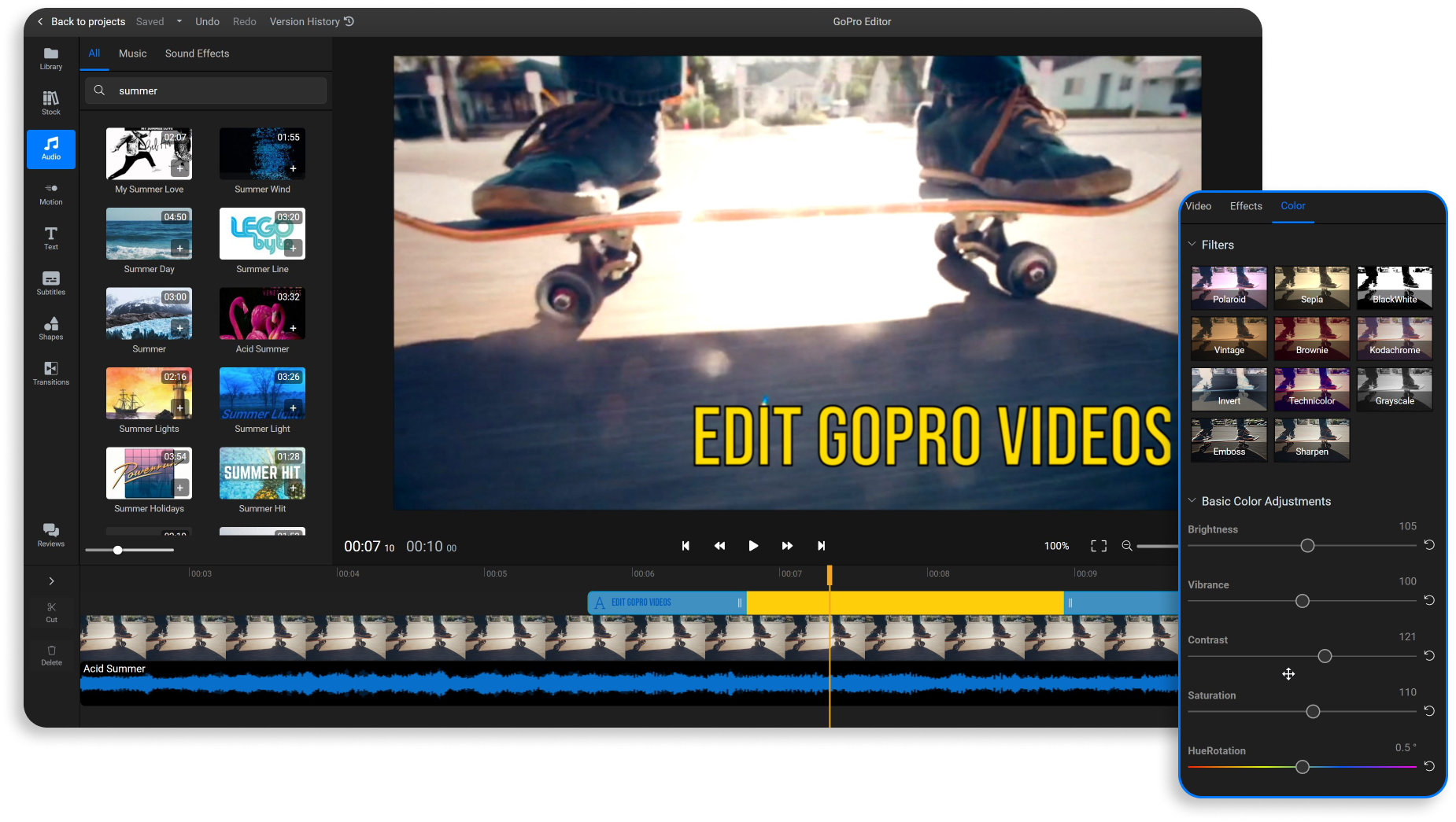 Edita Videos GoPro | Rápido, Sencillo y Online - Flixier