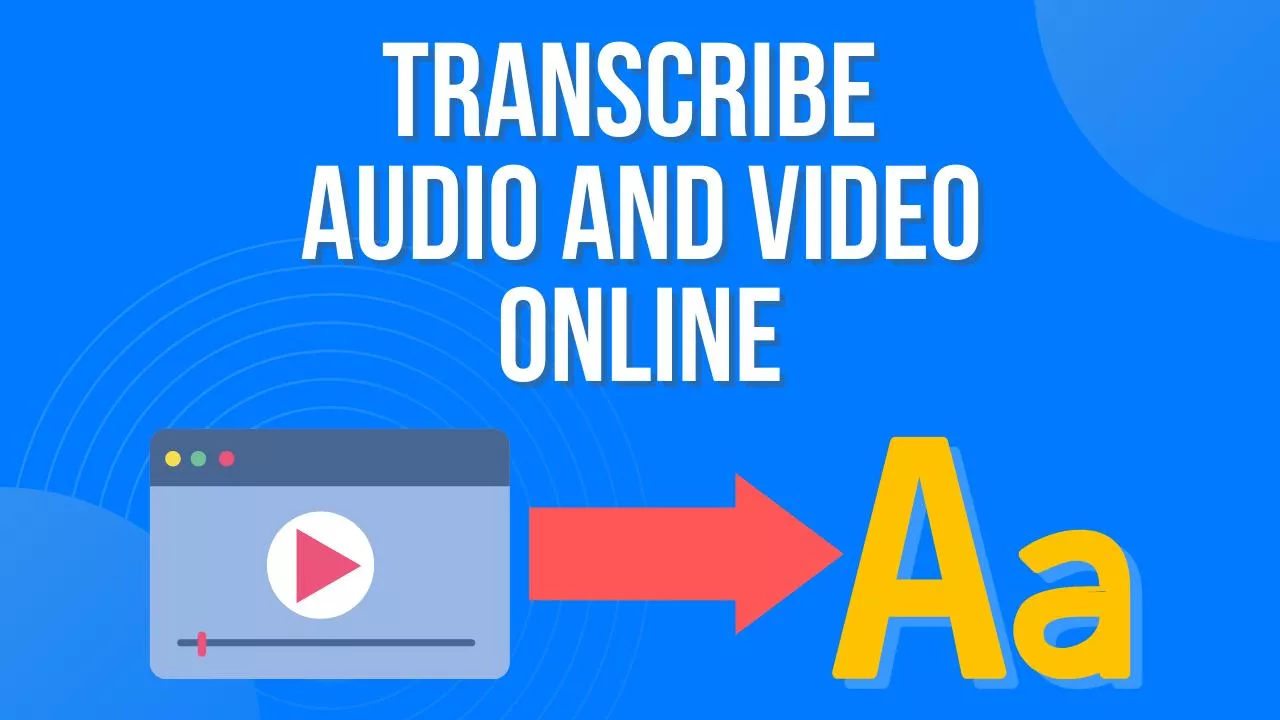 Transcribe audio to text