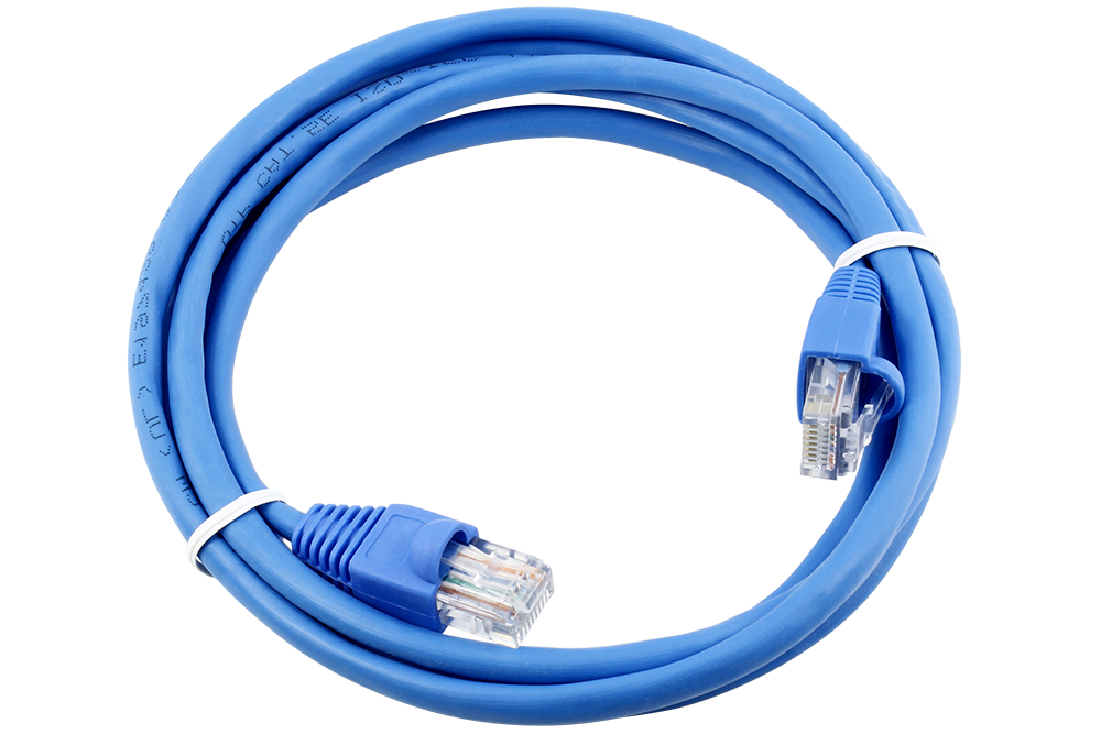 An Ethernet cable