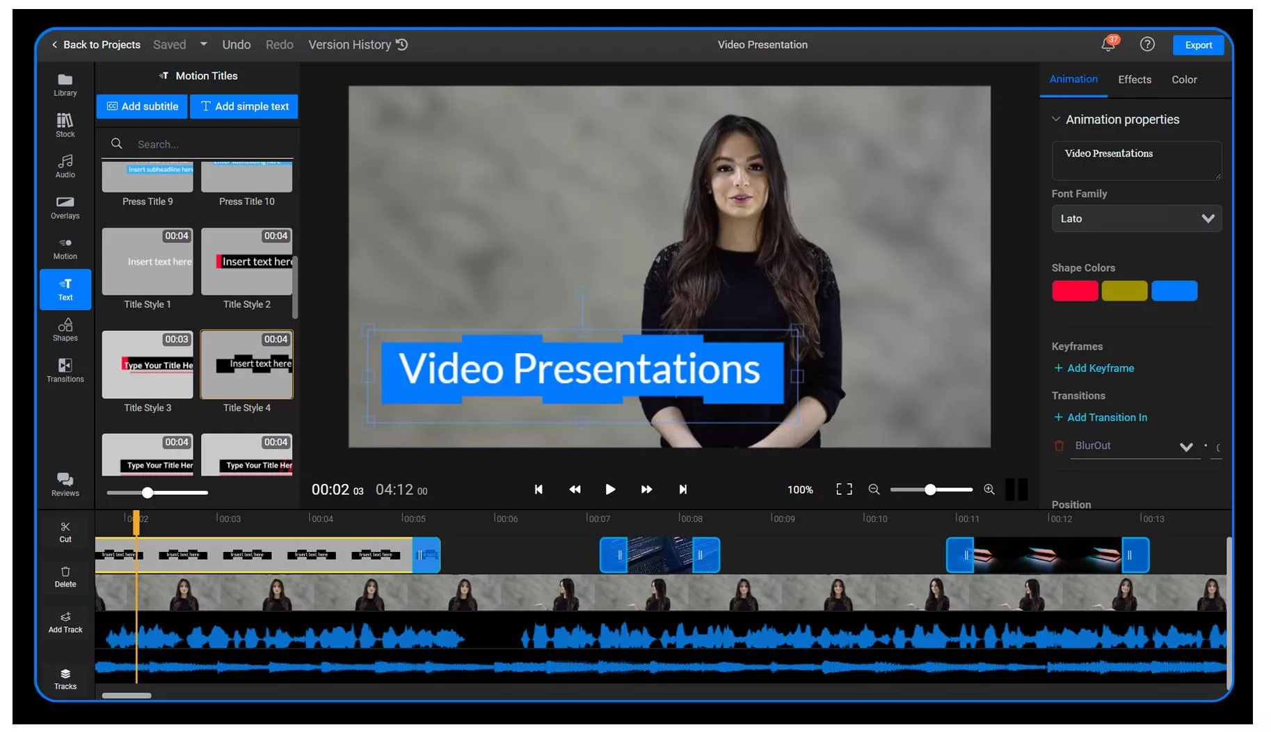 Make video presentations online