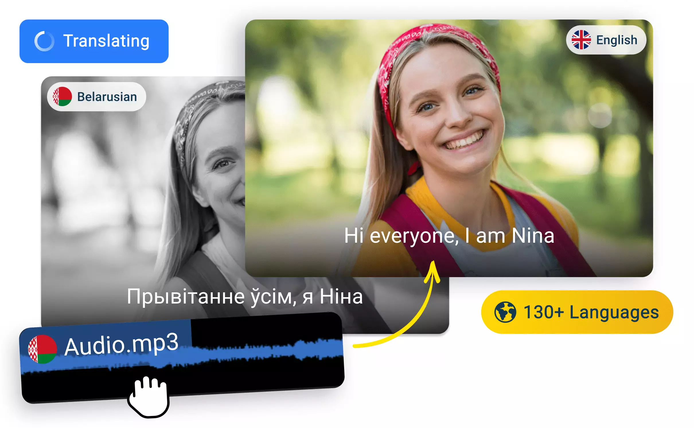 Accurate English to Belarusian voice translator