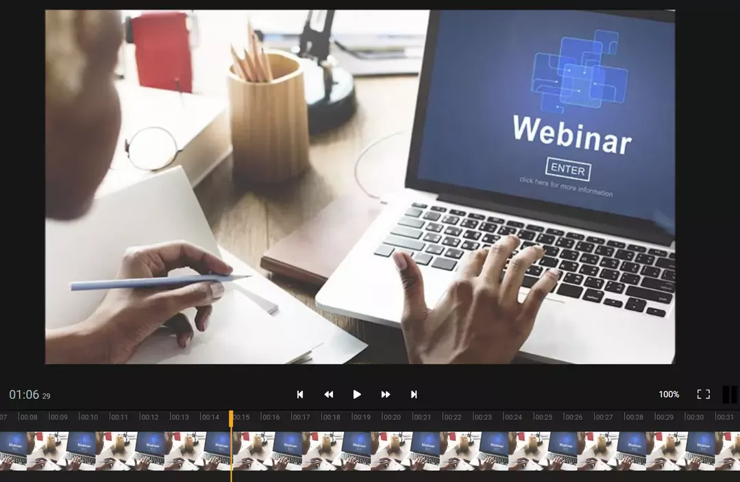 How to edit a webinar recording online