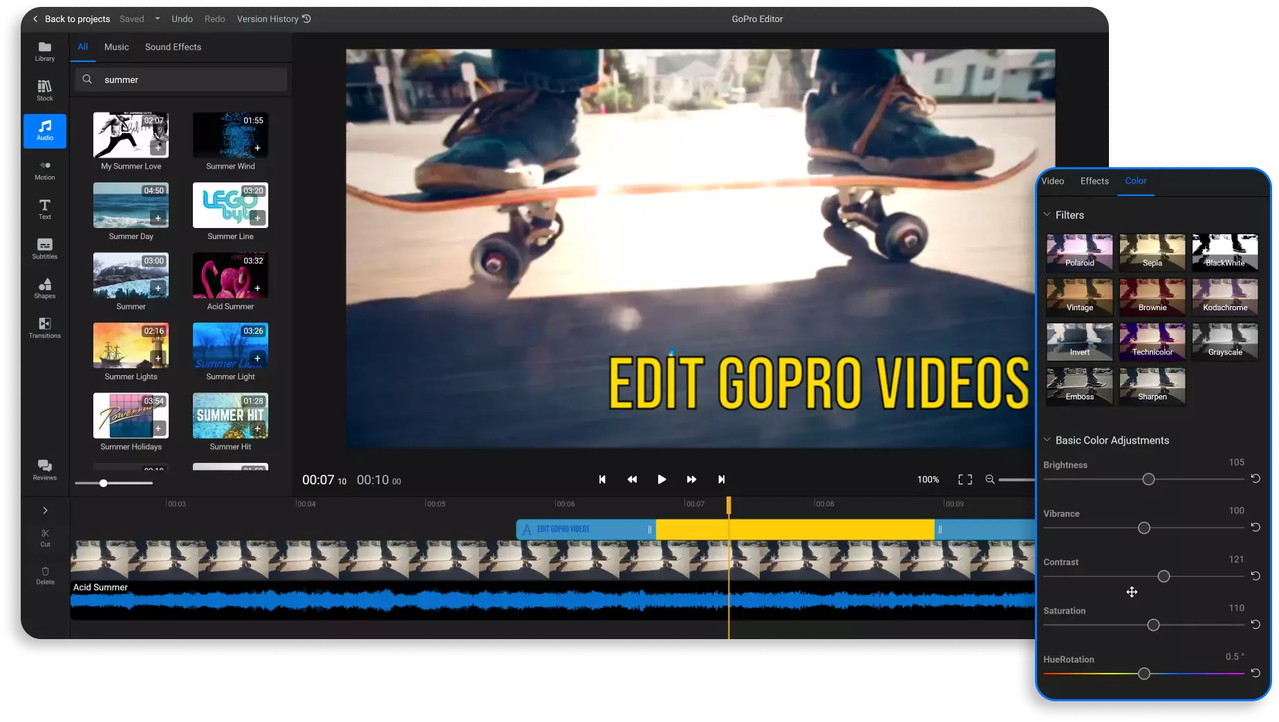 GoPro Video Editor