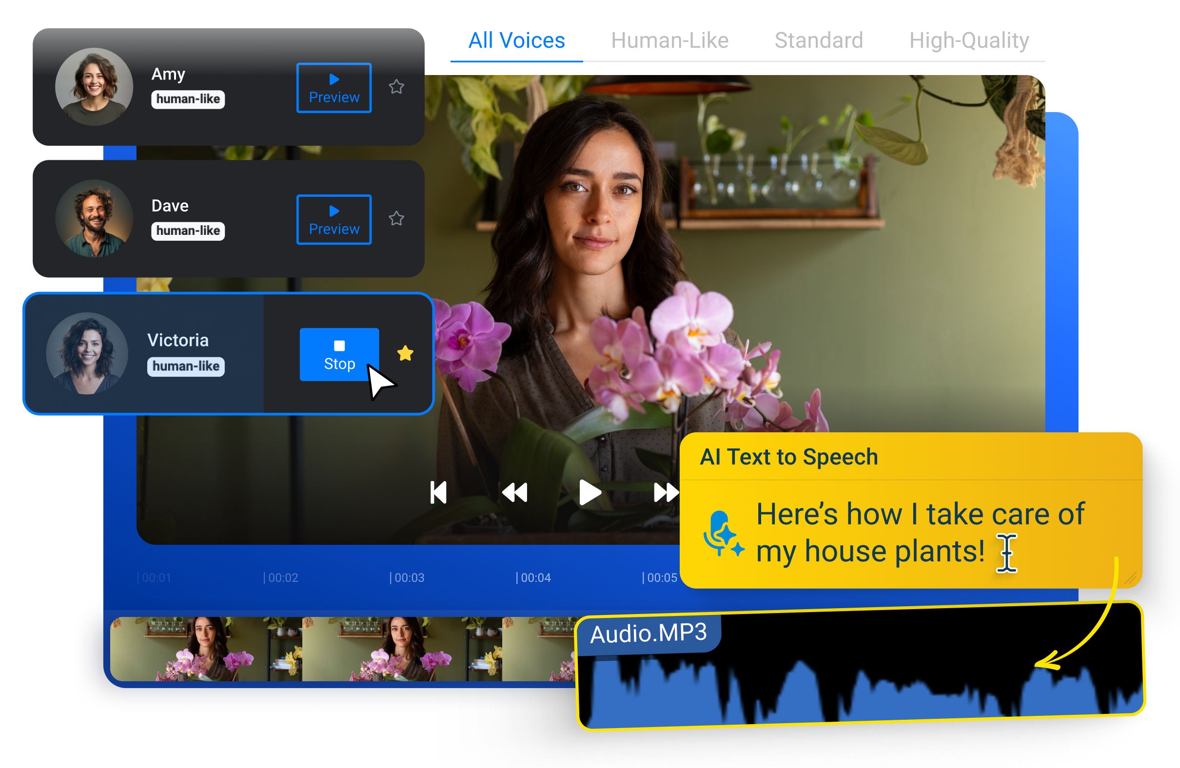 Text to Talk Generator | Easily Convert Text to Voice Online - Flixier