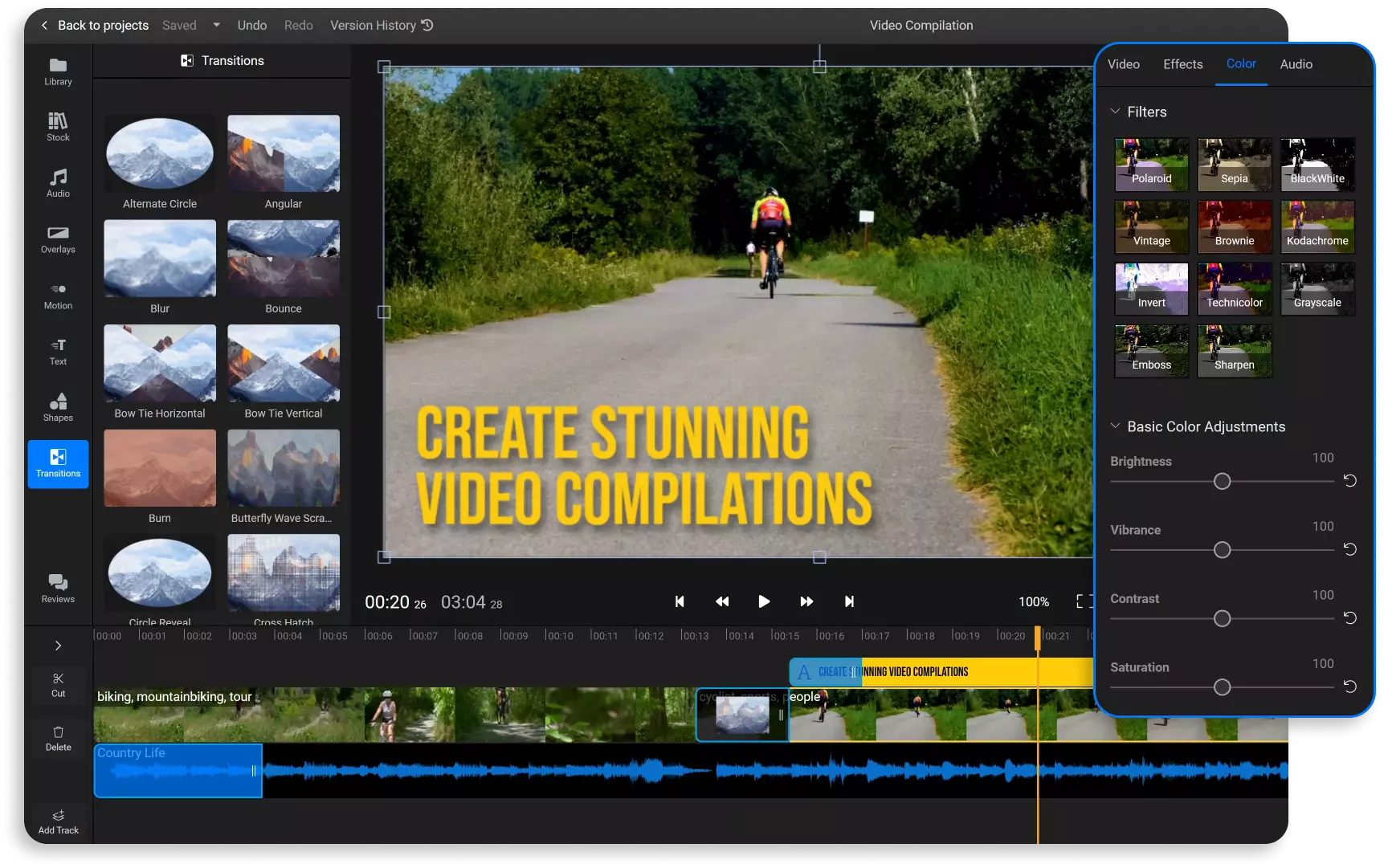 Video Compilation Maker | Create video compilations online - Flixier