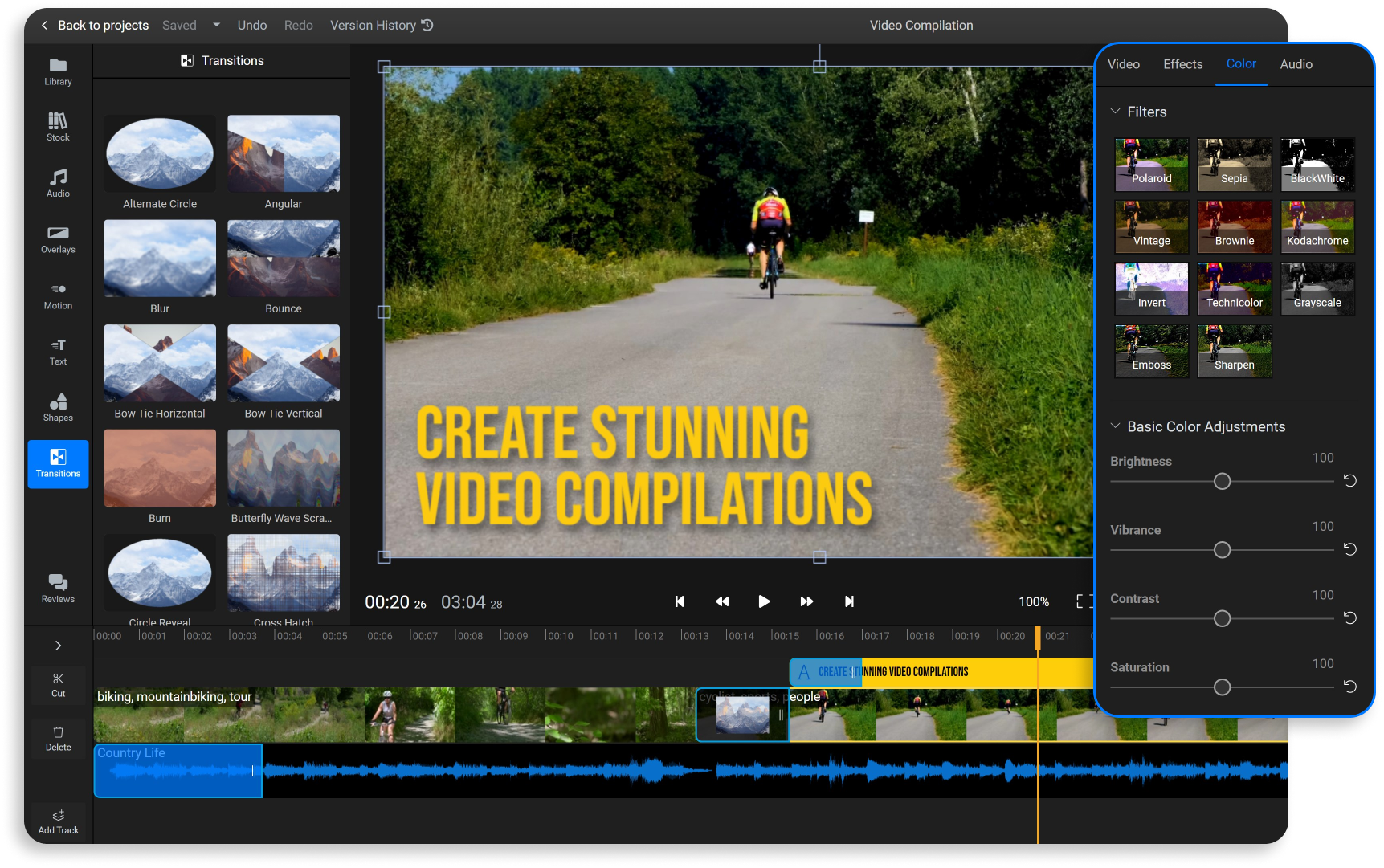 Video Compilation Maker | Create video compilations online - Flixier