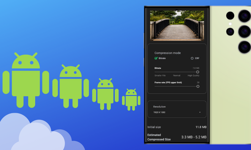 Compress Video on Android - Free, No App | Flixier