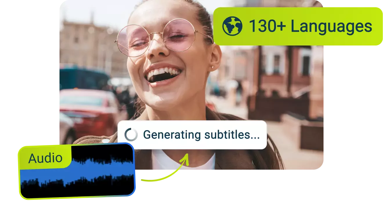 Generate synchronized subtitles automatically