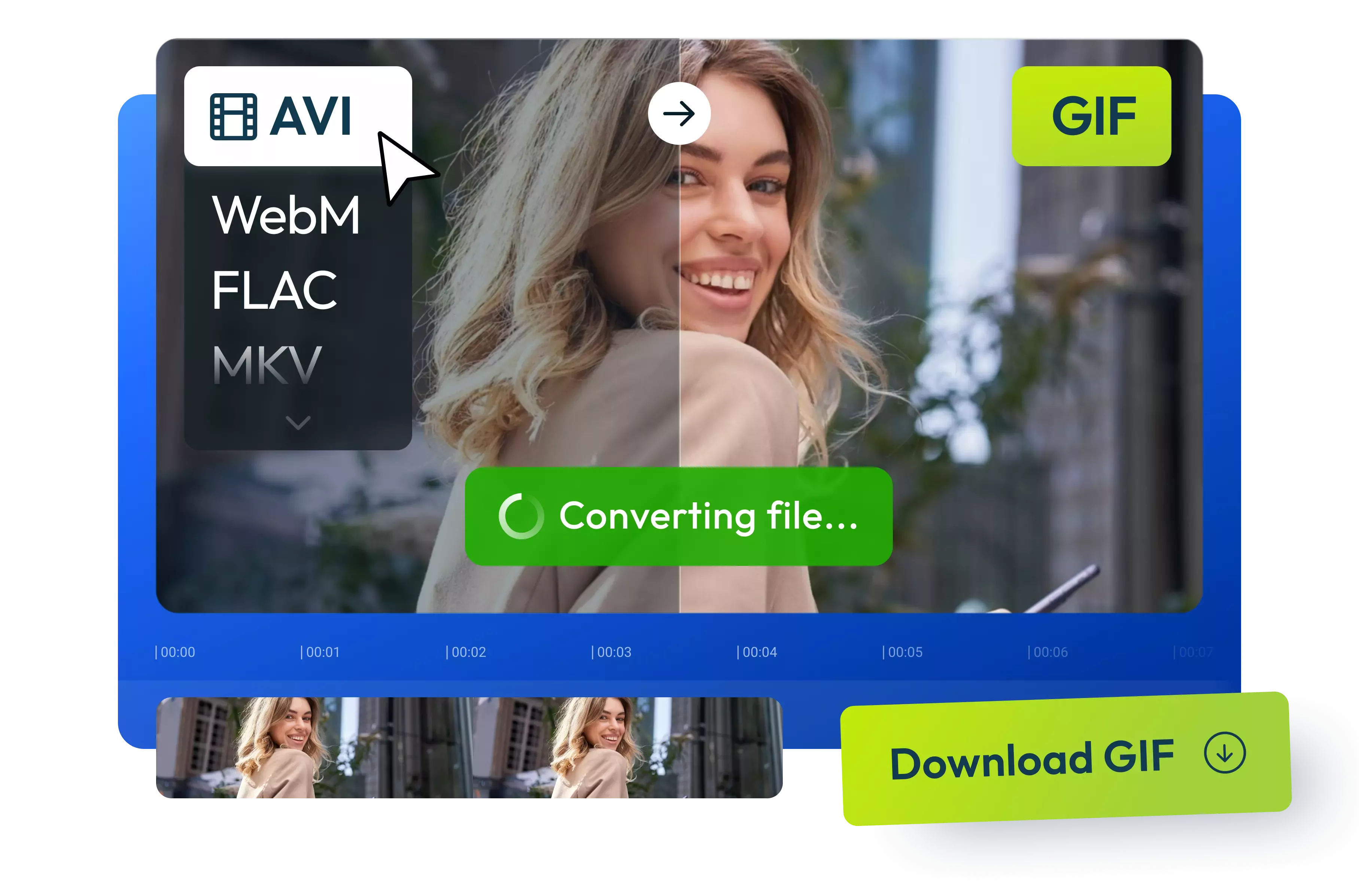 AVI To GIF Converter Convert Any Video To GIF Online Flixier