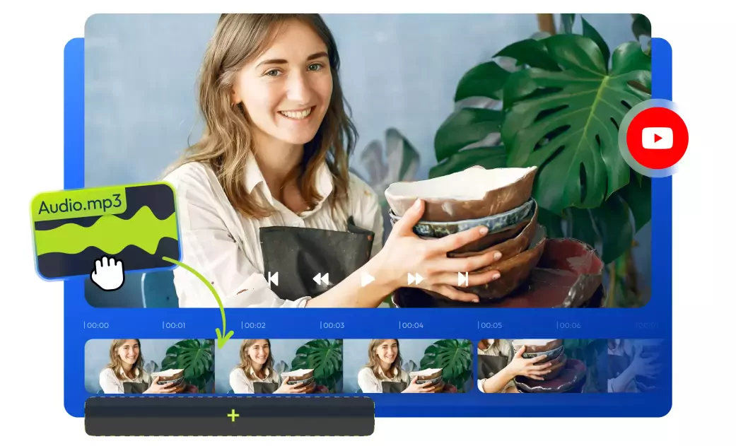 Add Audio to Your Video Online Free Easy Flixier