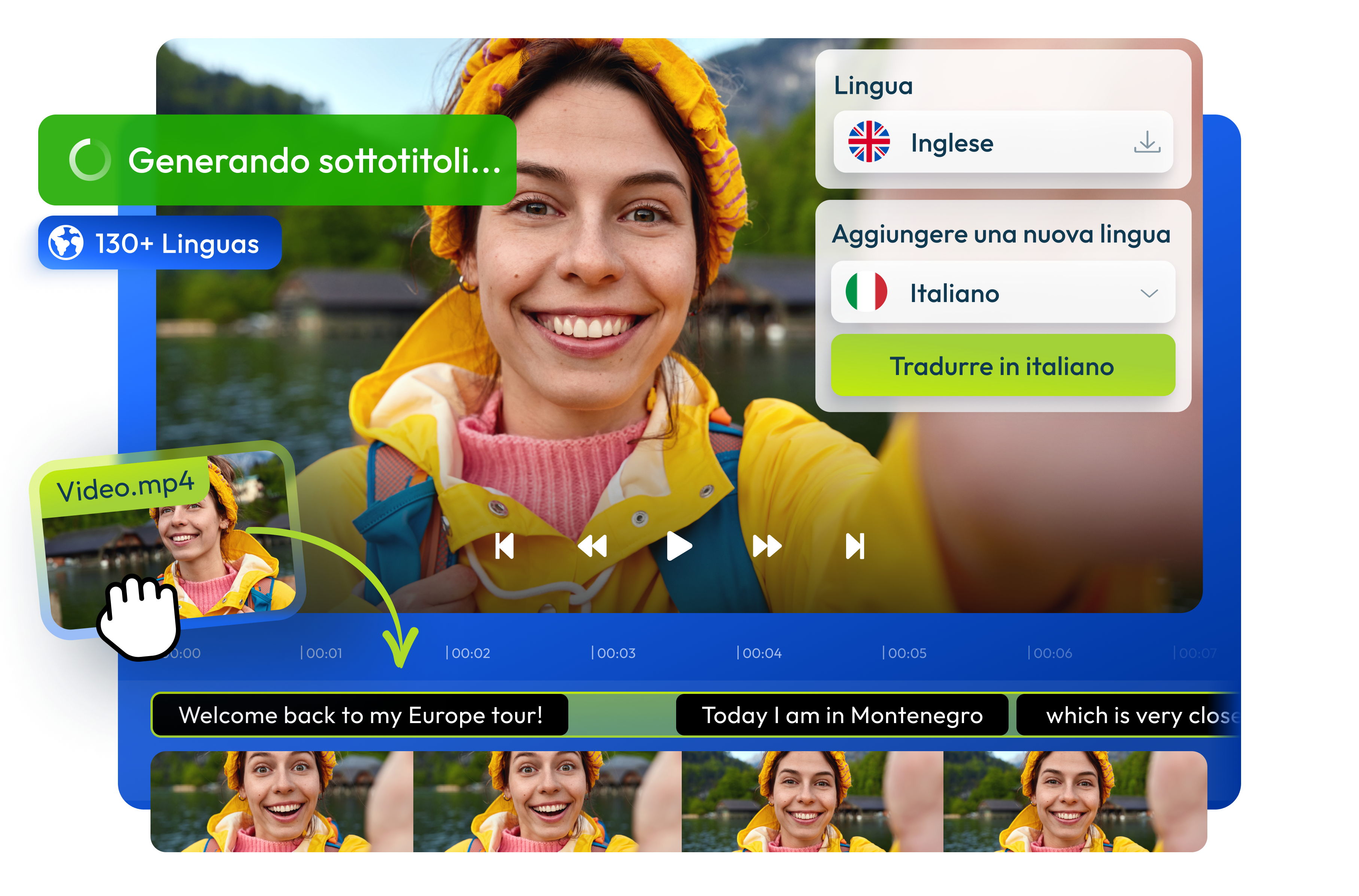 Traduci Sottotitoli Traduttore Sottotitoli Online Flixier