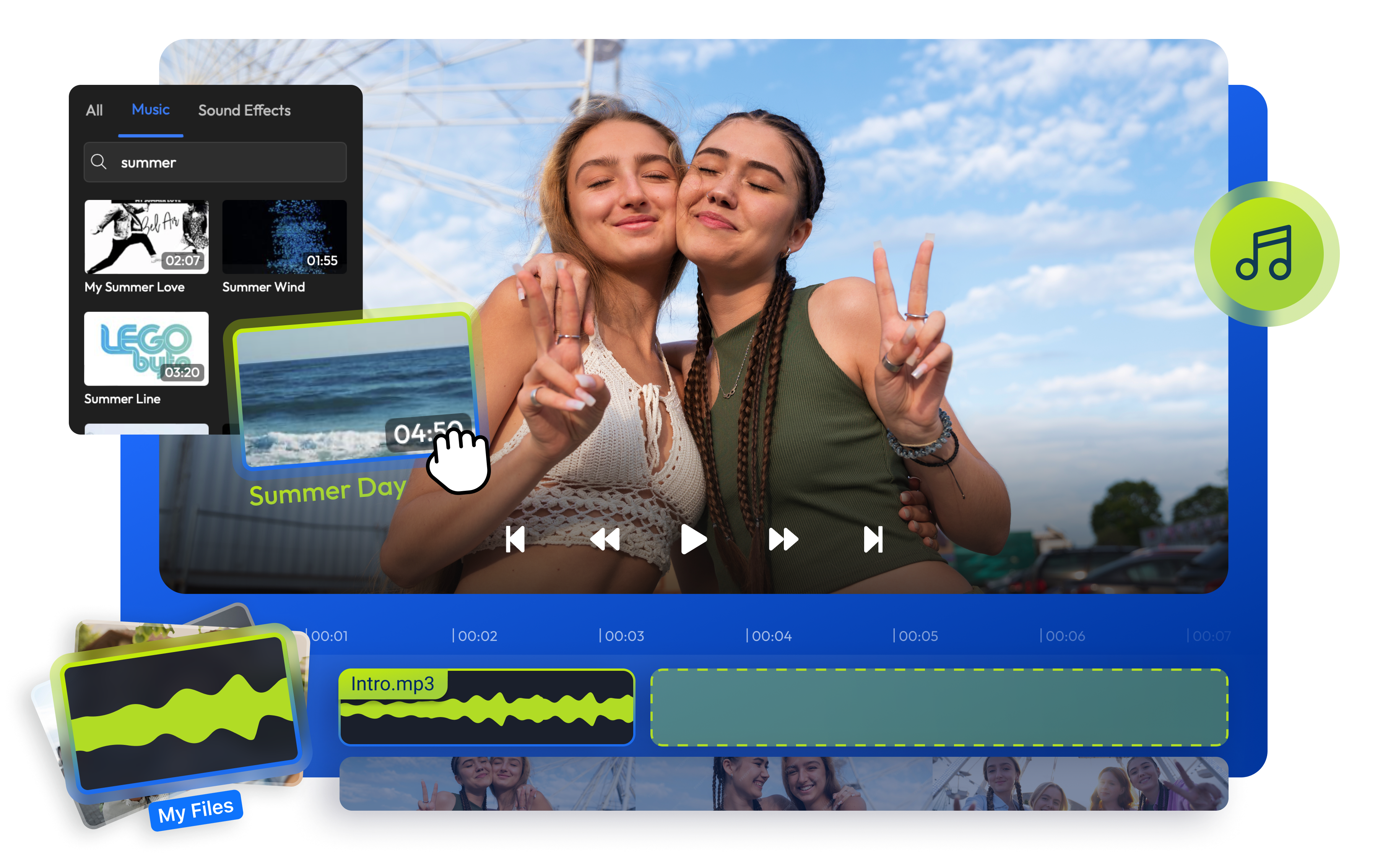 Add Music to Video Online Free - Flixier