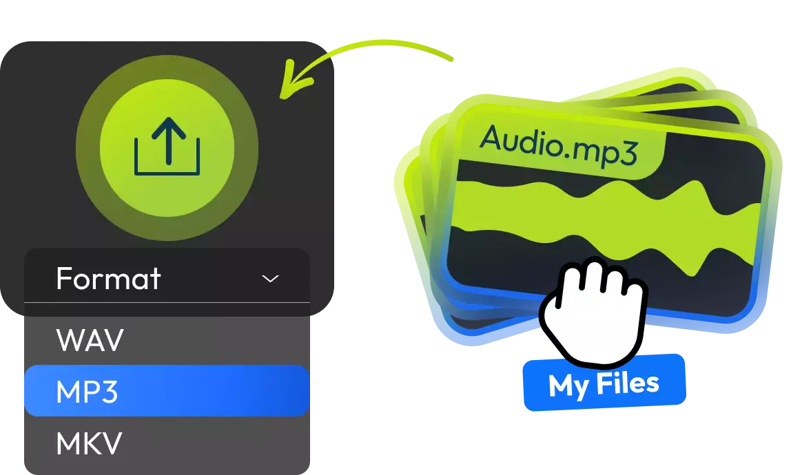 Transcribe any audio format