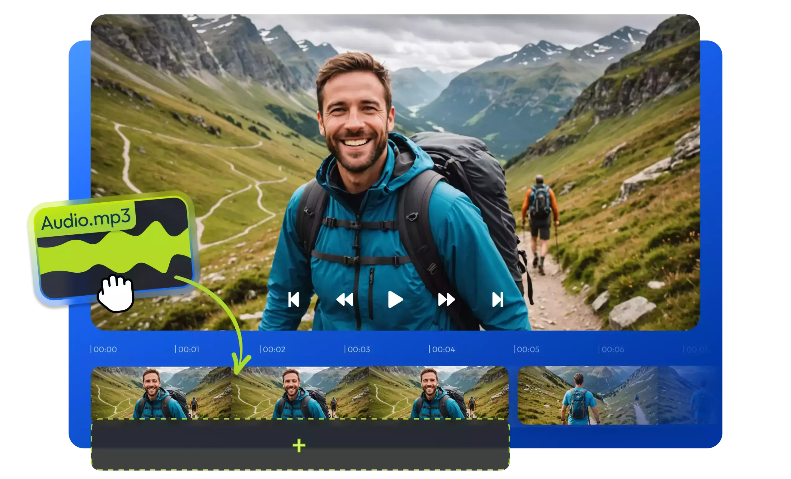 Add Audio to Video Fastest Online Video Editor Flixier