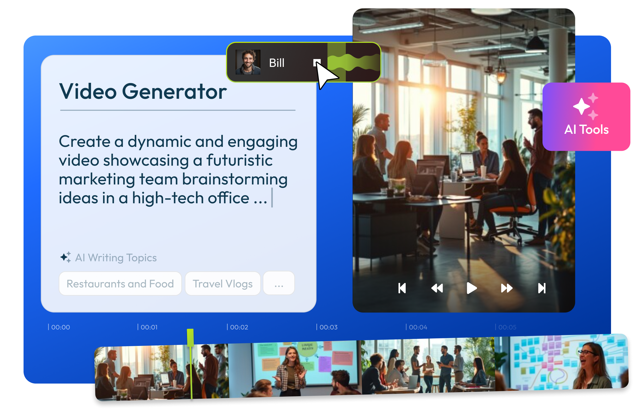 Online AI Marketing Video Generator | Try Free - Flixier