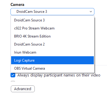 Droidcam cheap source 2