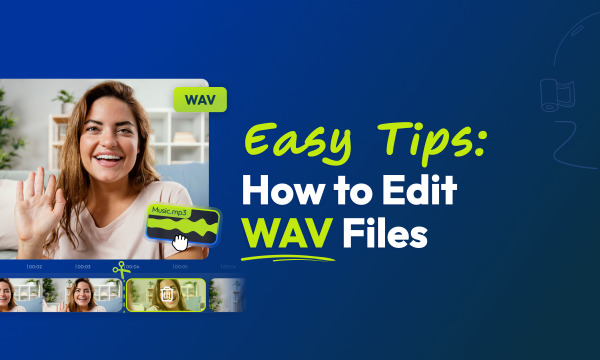 How to Edit WAV Files Fast Step by Step with Flixier | Flixier