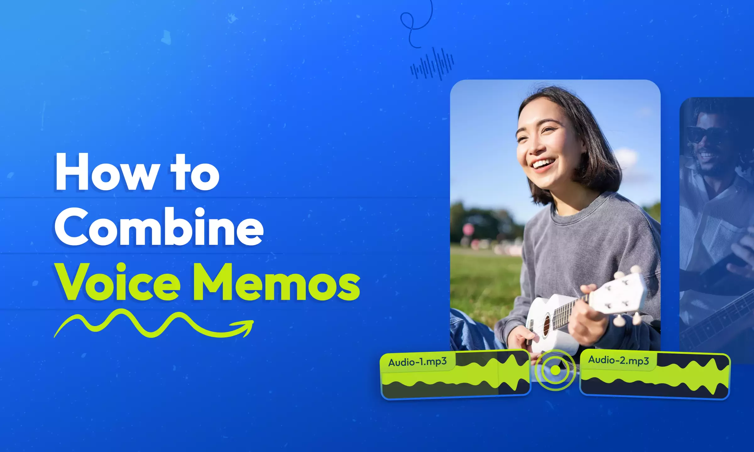How to combine voice memos