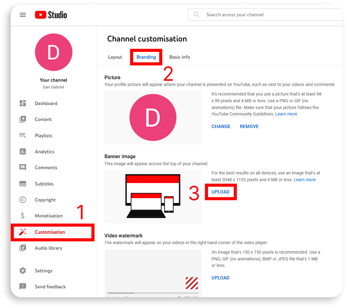 Recommended YouTube Banner Size - Complete Guide (2023) | Flixier