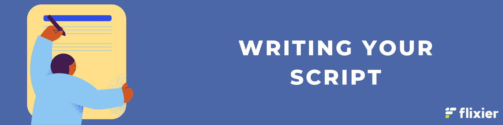 video pre production writing script for video