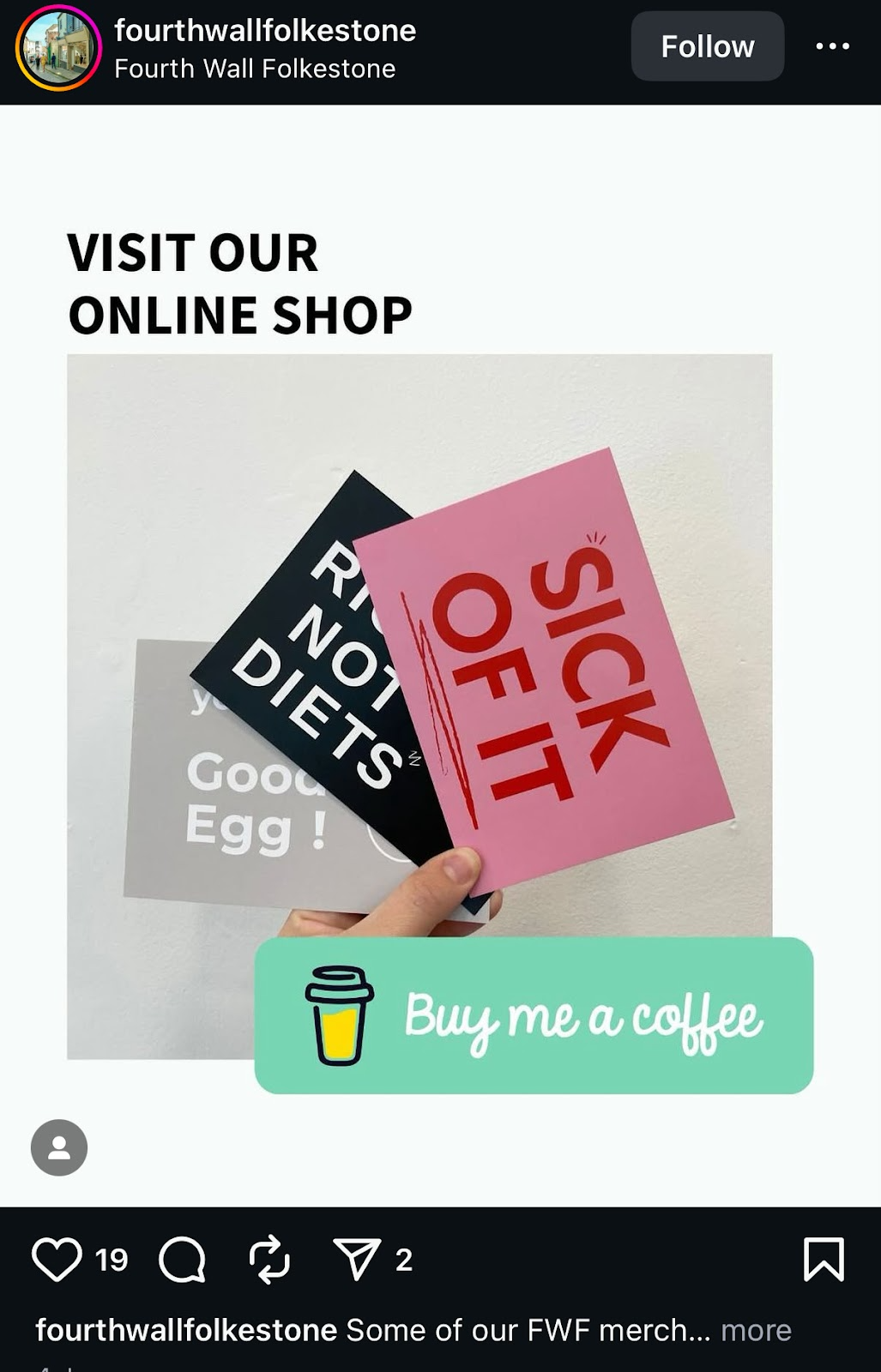 Instagram Reels donation app