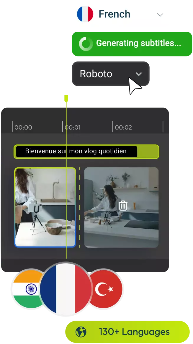 Translate Subtitles to 100+ Languages