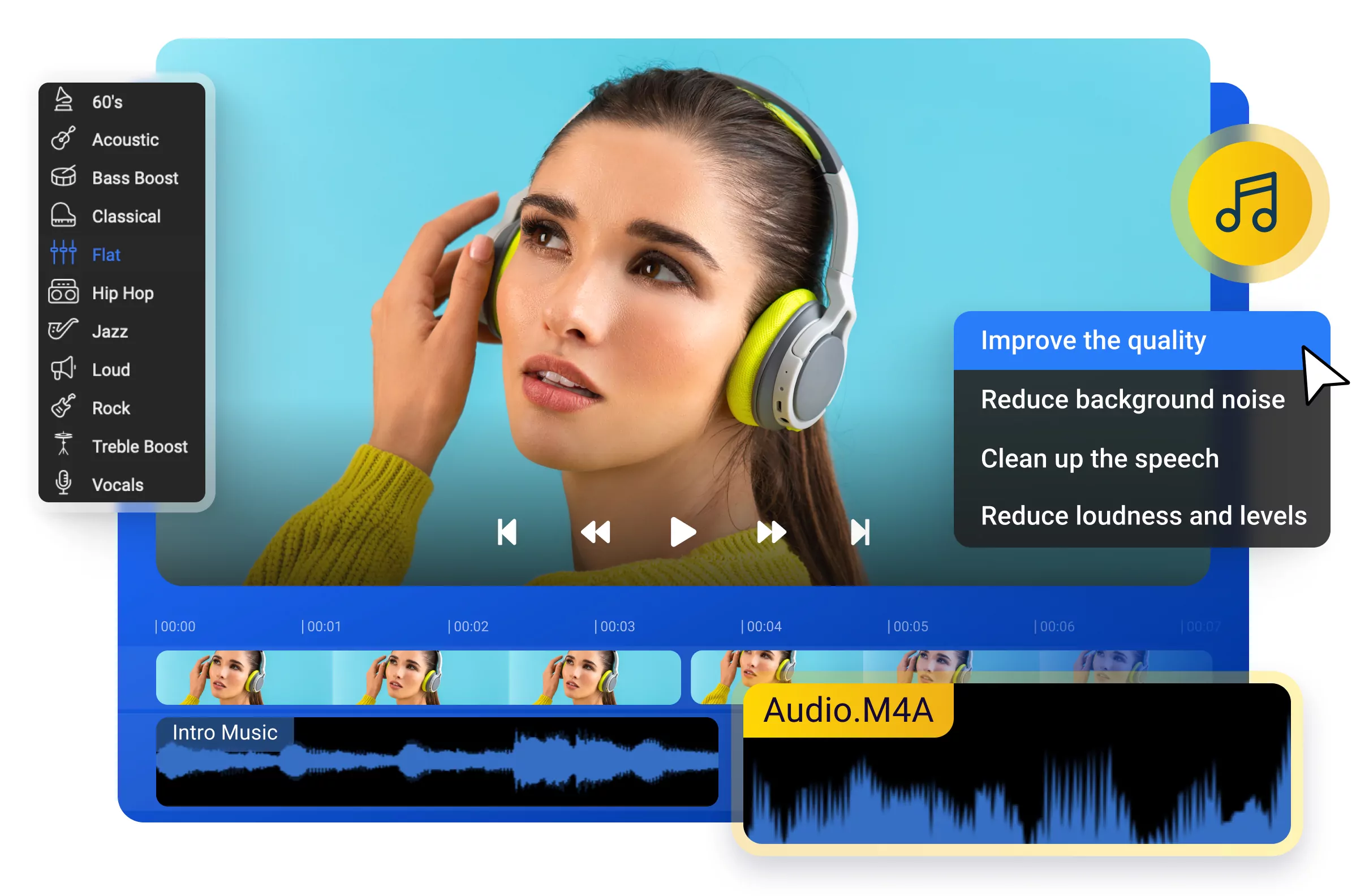 Edita Archivos M4A en línea, Rápido y Fácil