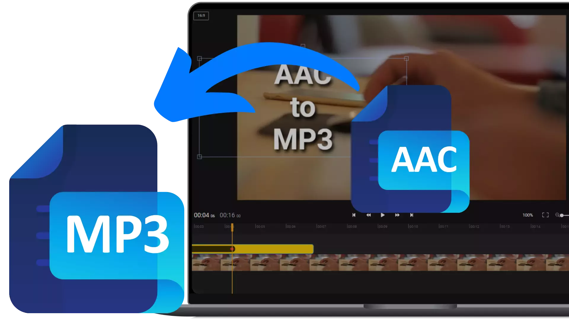 Convert AAC to MP3 Files in Seconds
