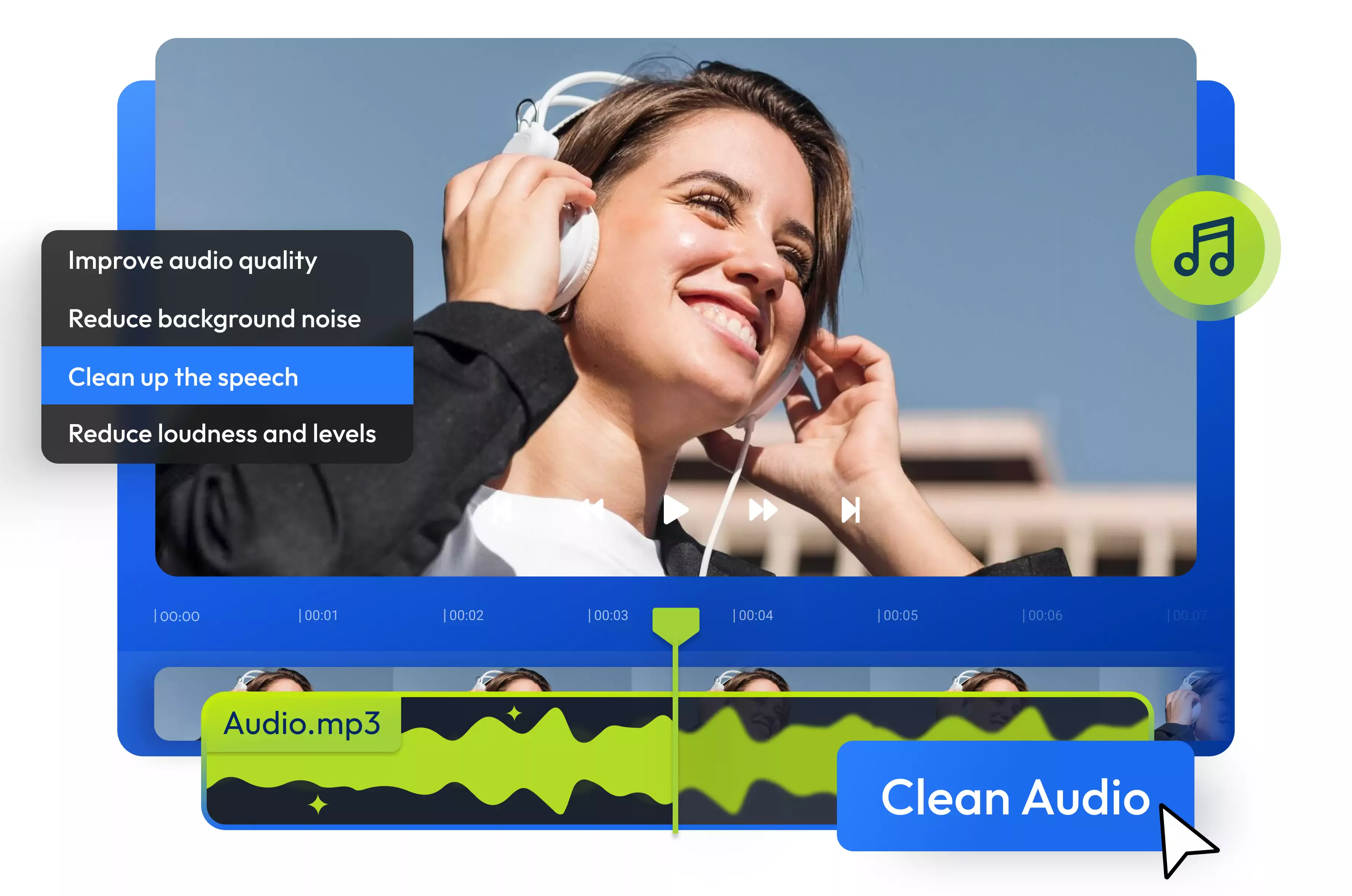 Audio Cleaner & Background Noise Removal