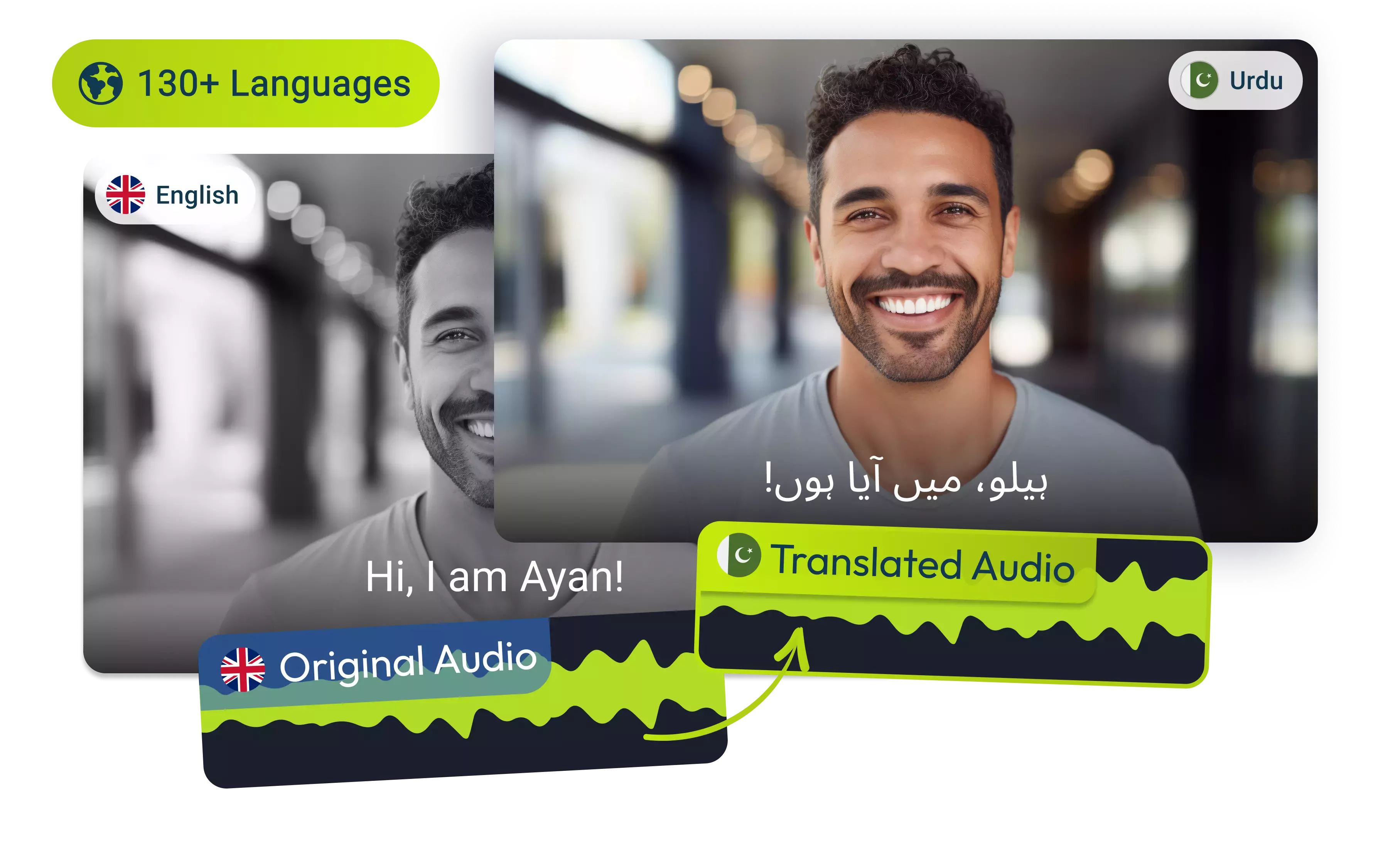 Translate English to Urdu Audio with AI