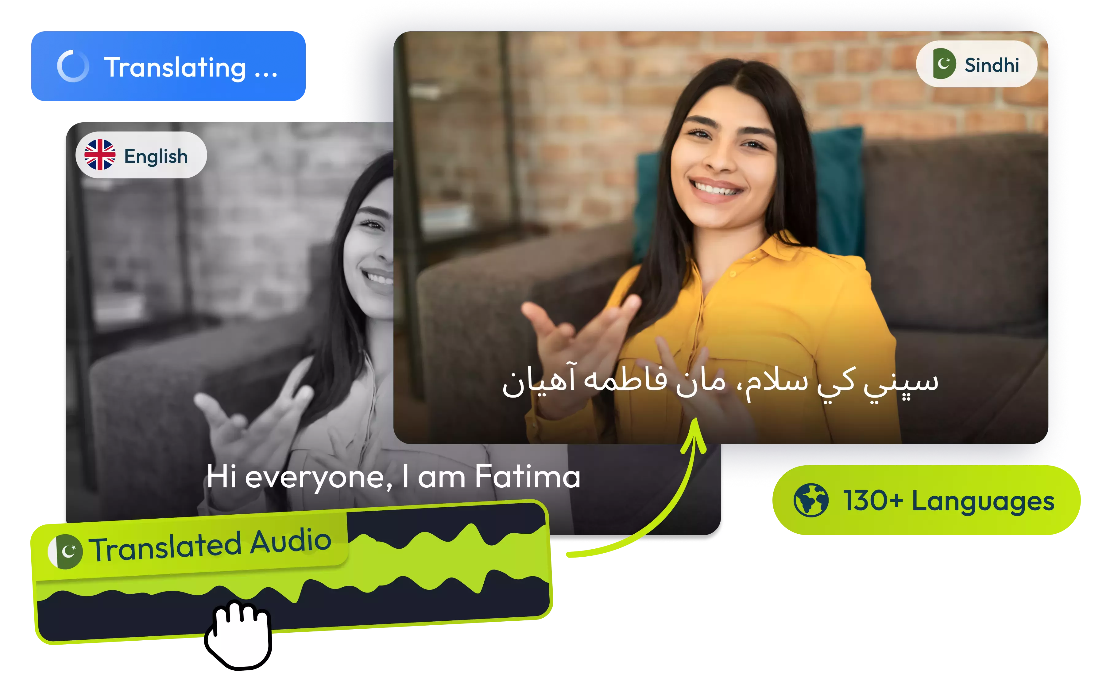 Traducir Audio de Inglés a Sindhi