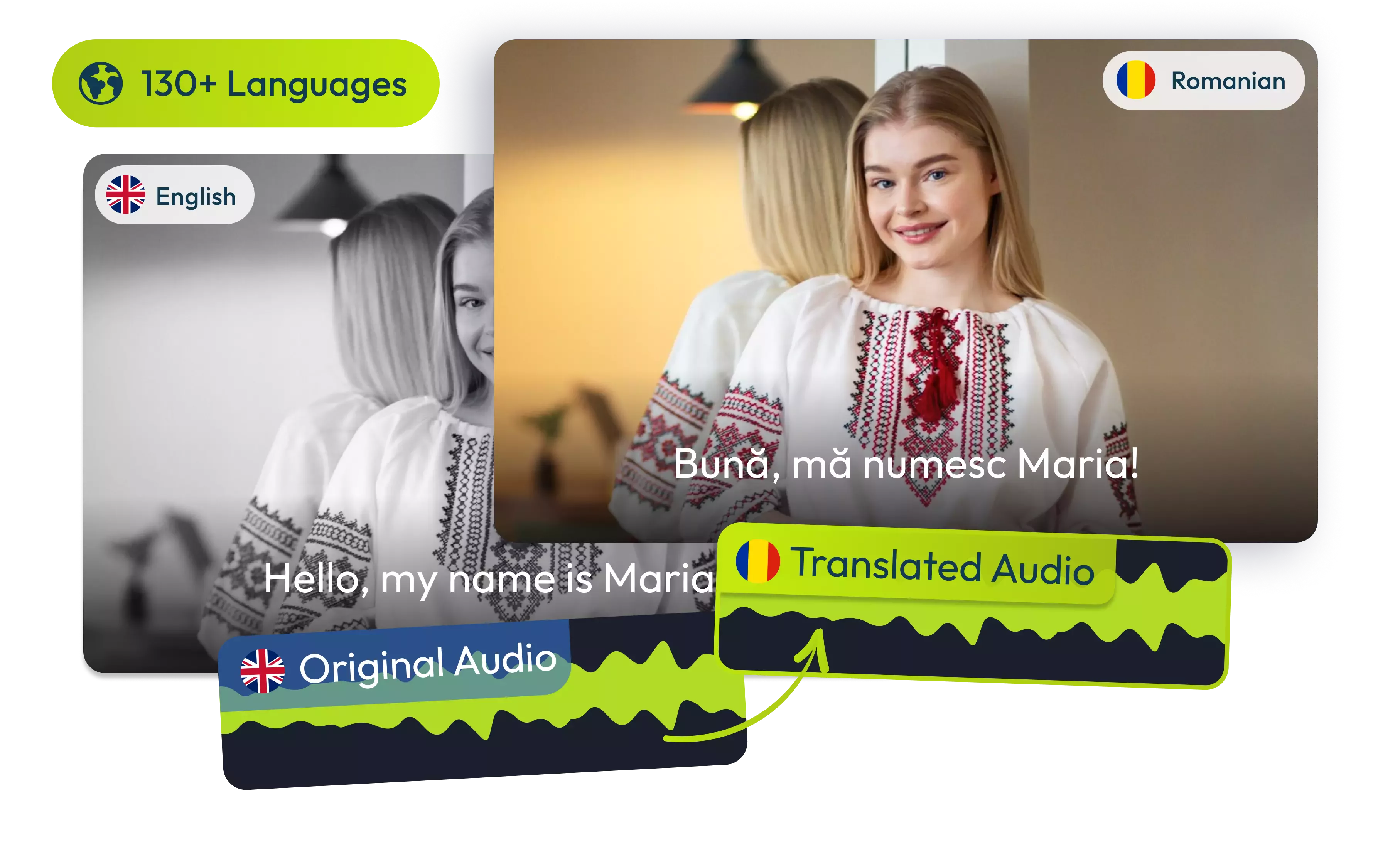 Traducir audio de inglés a rumano