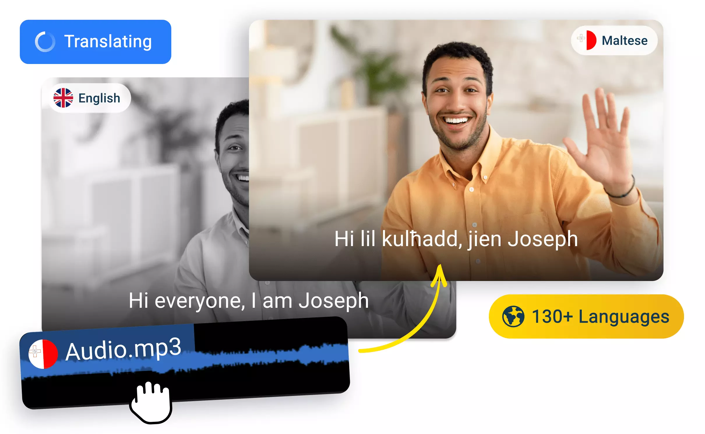 Traductor de Audio de Inglés a Maltés