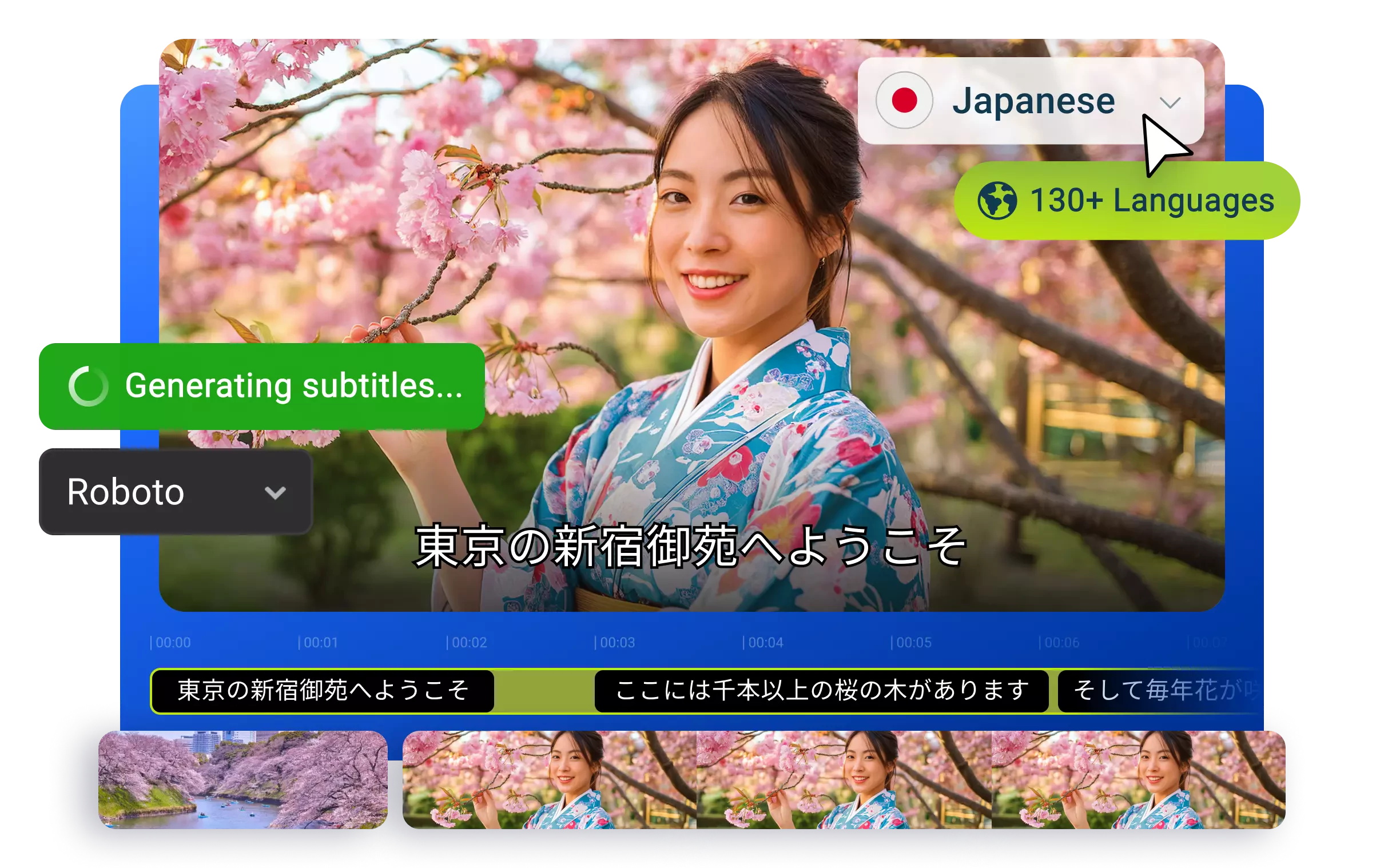Genera subtítulos en japonés rápido y gratis