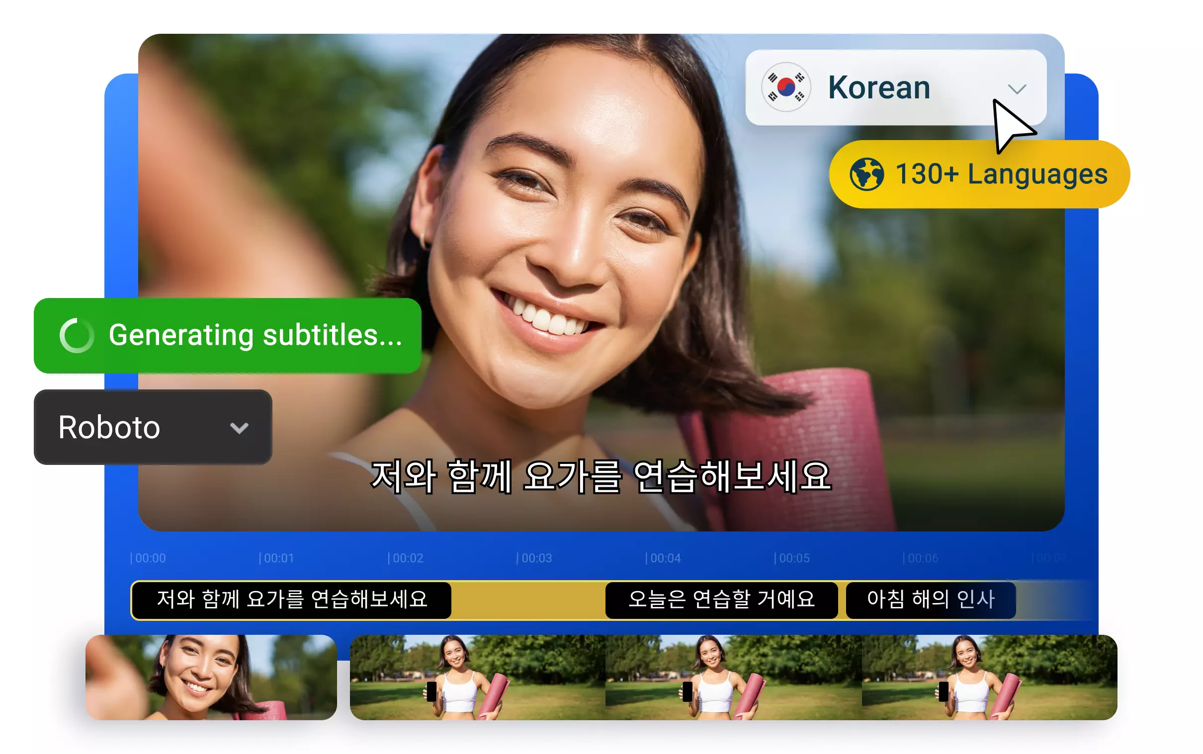 Genera Subtítulos en Coreano Automáticamente