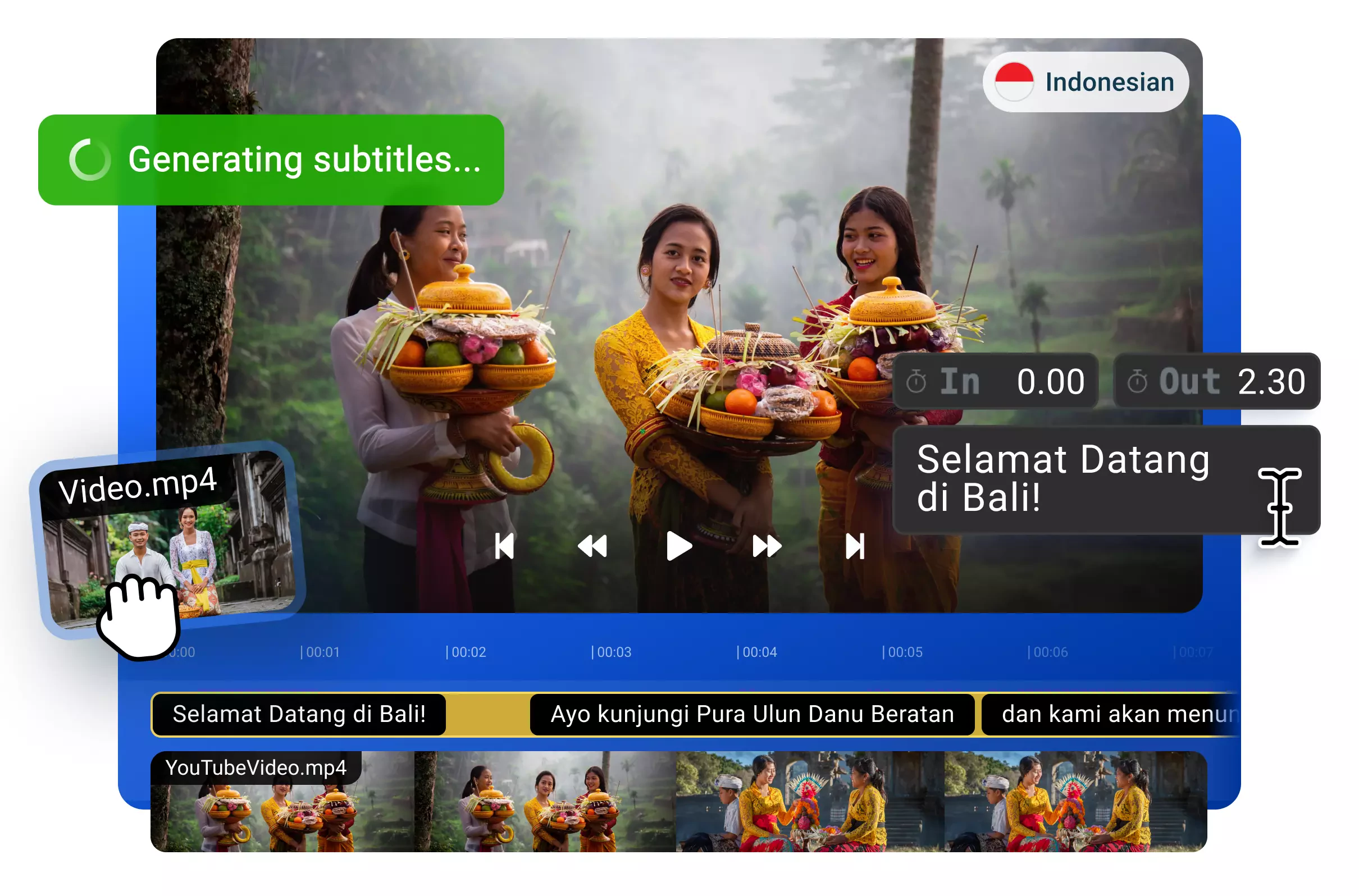 Transcribe audio indonesio a texto