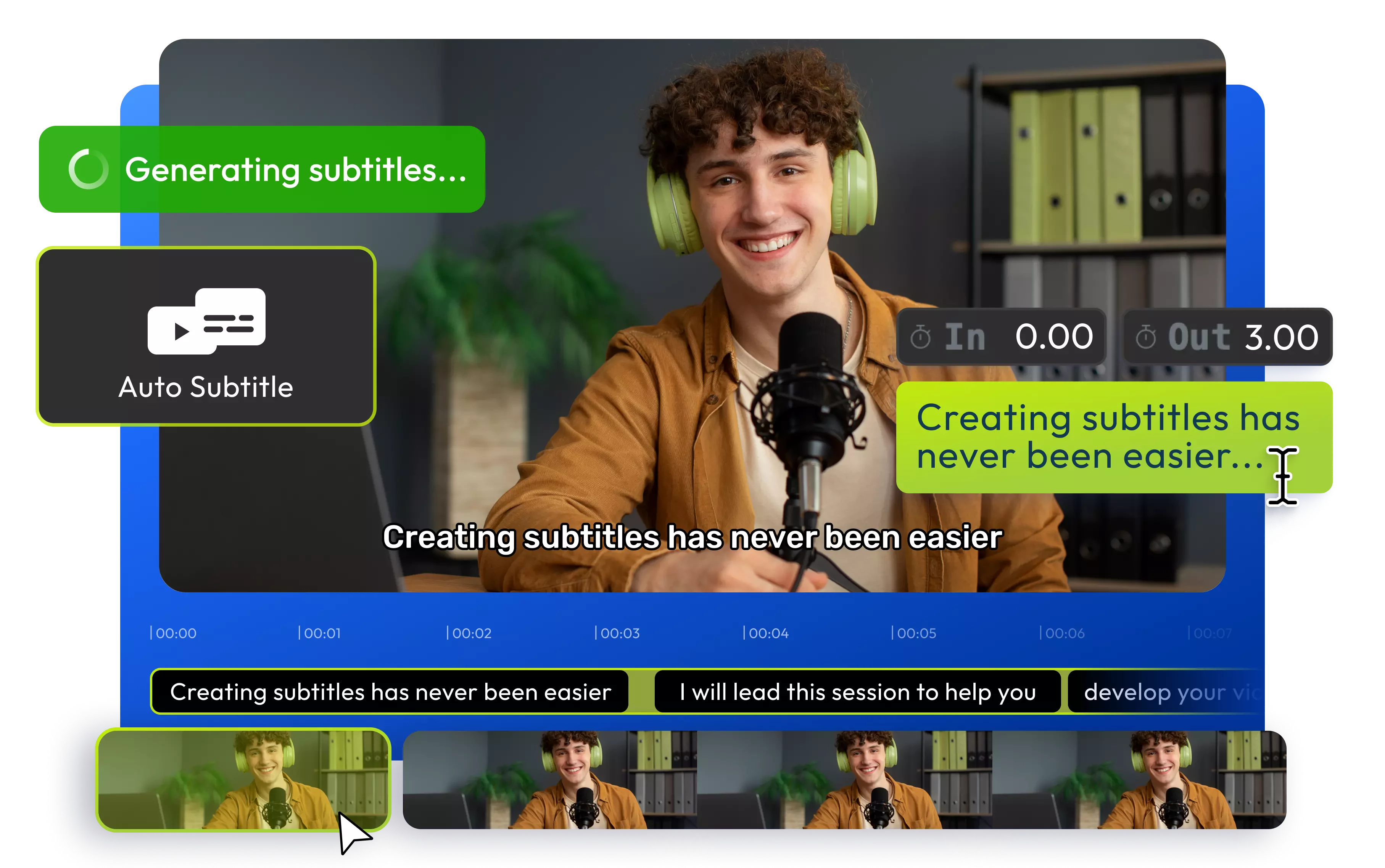 Generador de Subtítulos IA para Añadir y Traducir Subtítulos