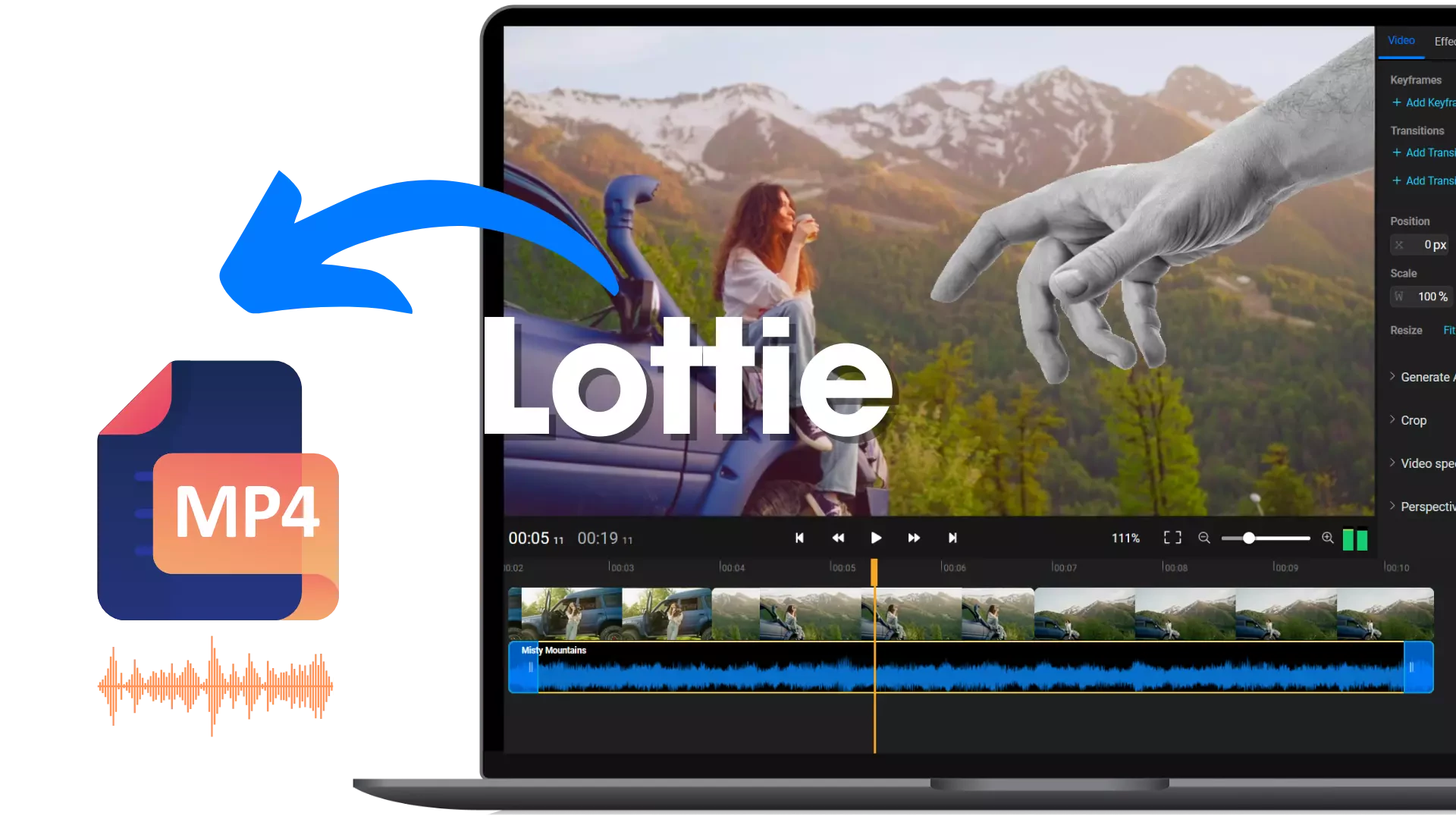 Convertir Lottie a MP4 en línea