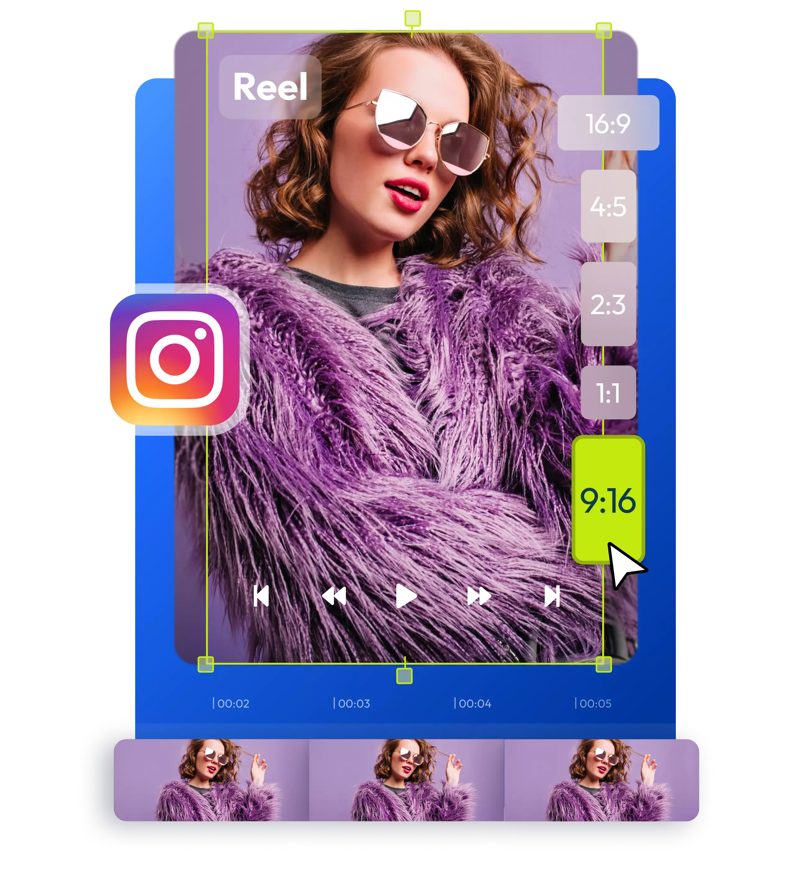 Recorta y Ajusta Instagram Reels Online