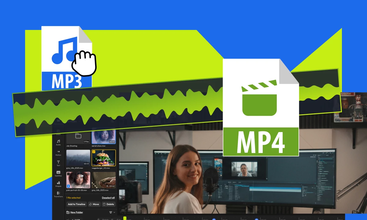 Convert MP3 to MP4