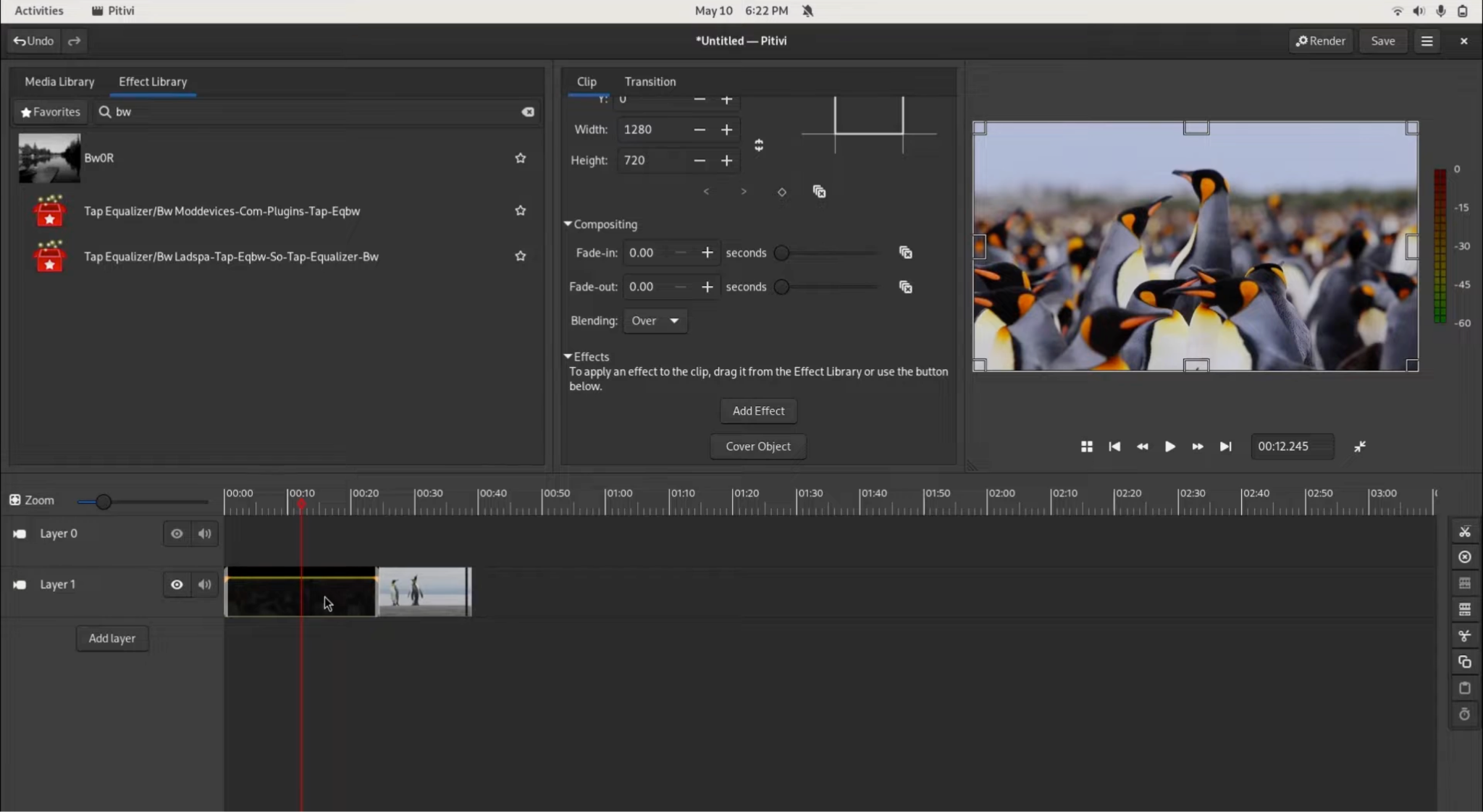 pitivi video editor for linux