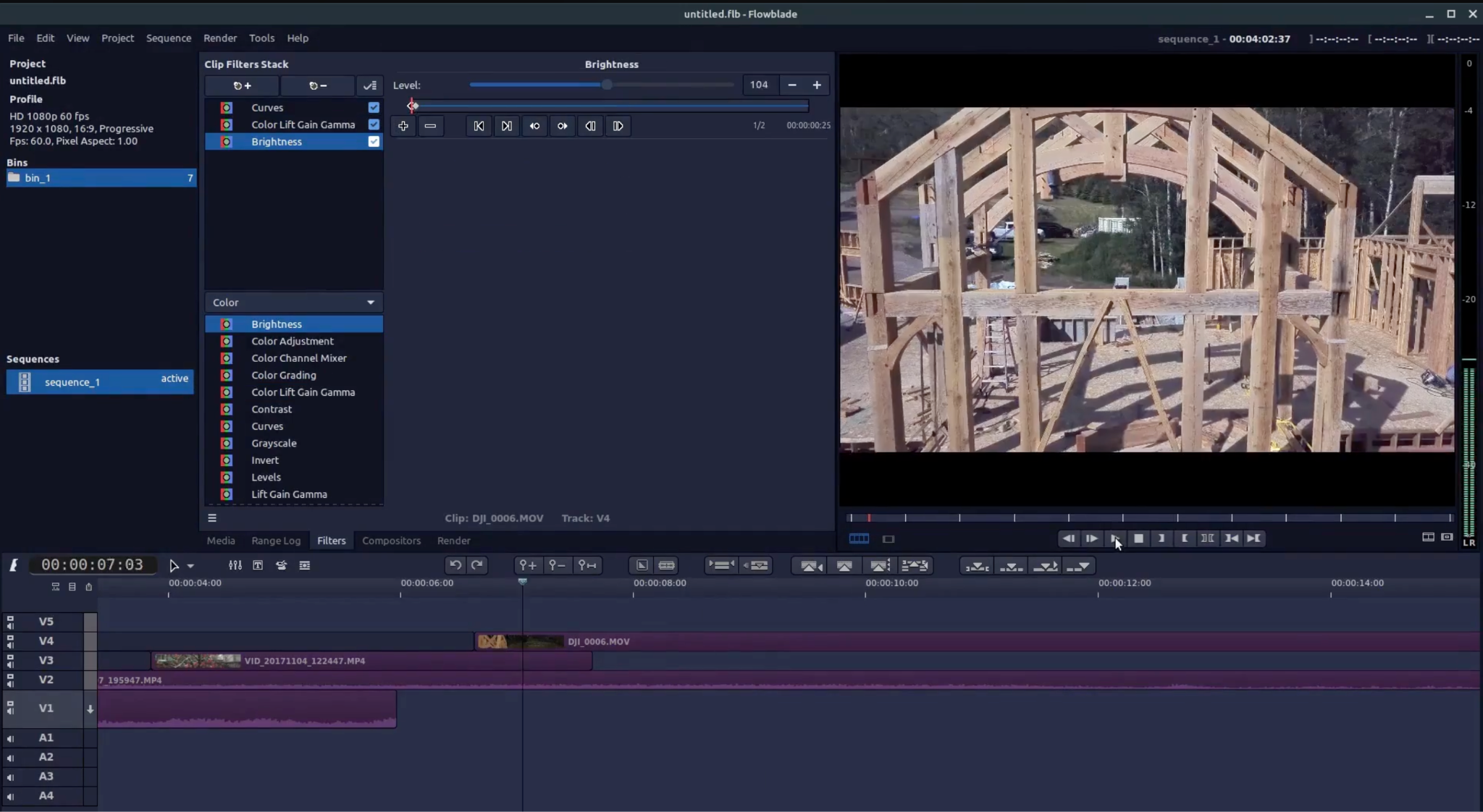 flowblade video editor for linux