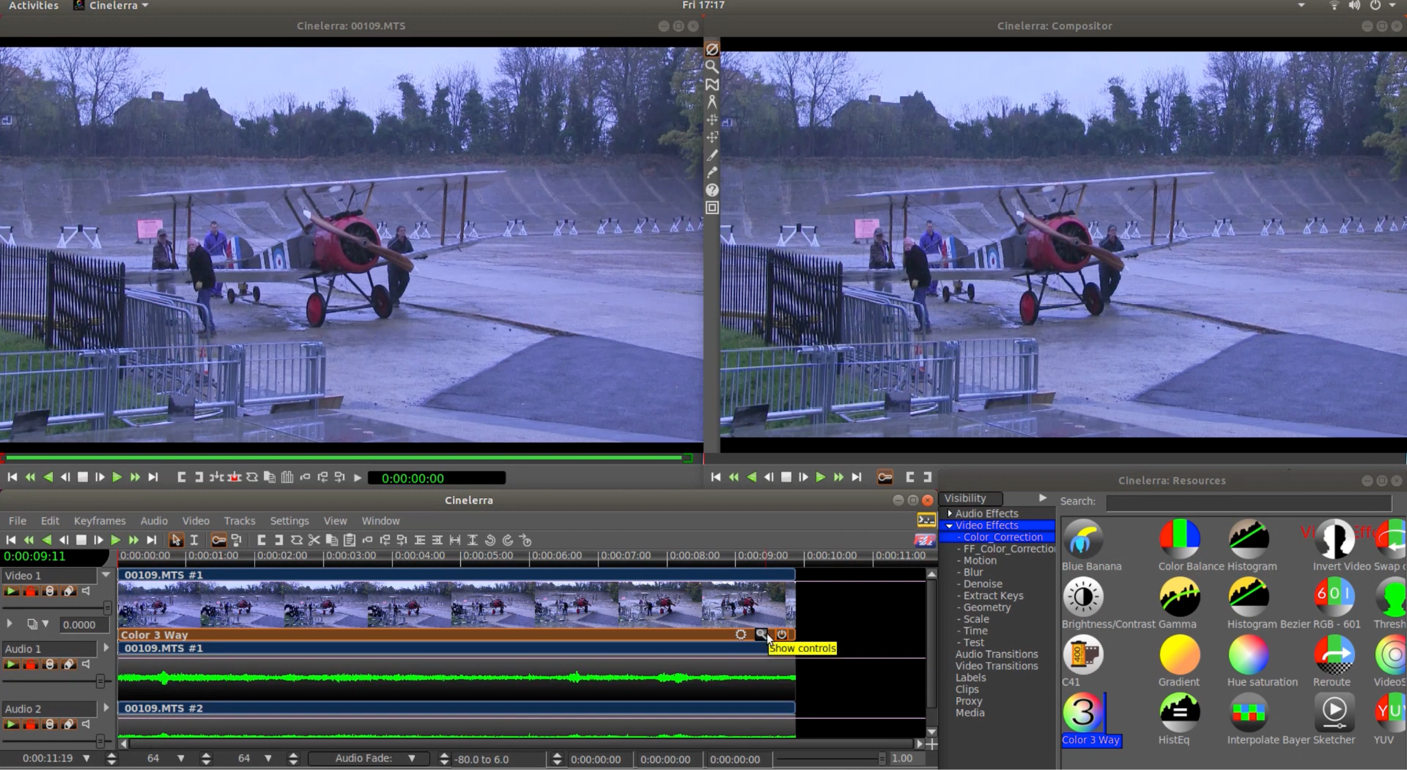 cinelerra video editor for. linux