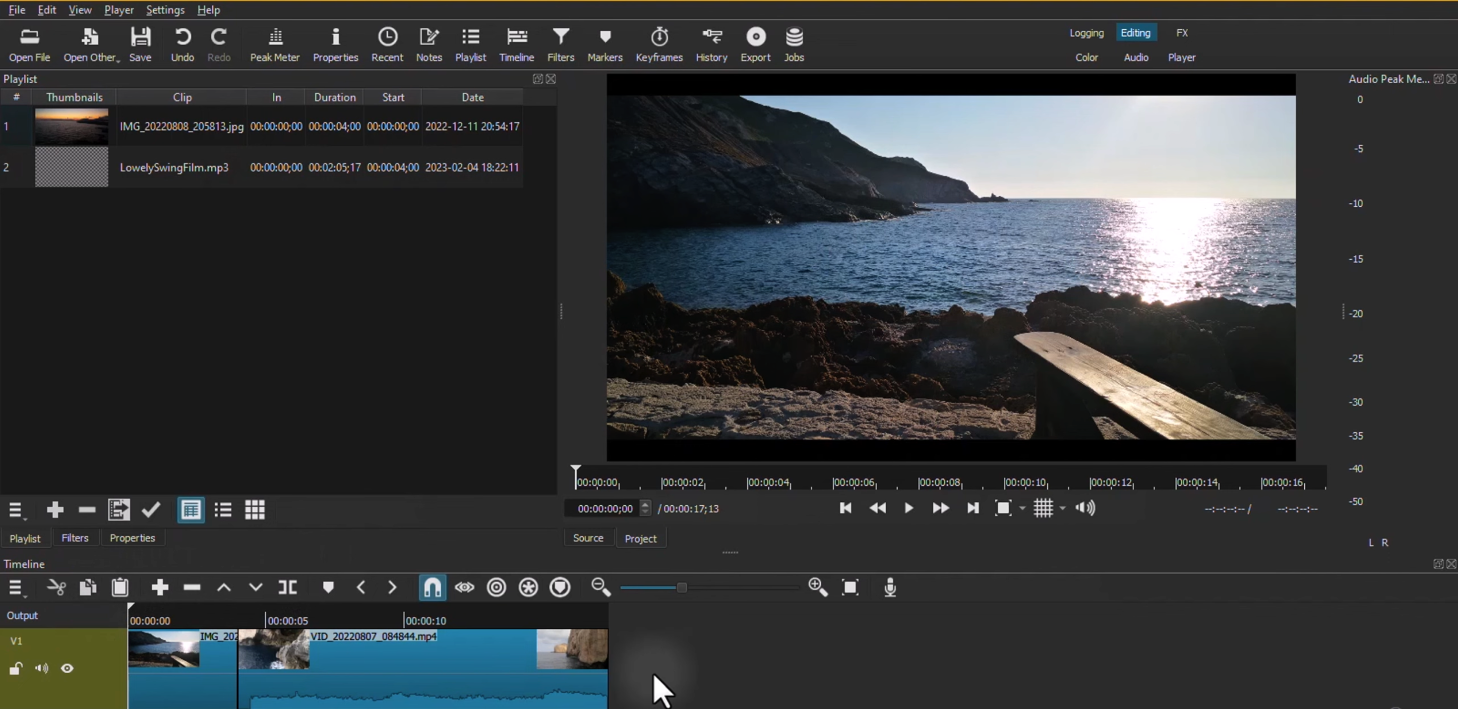shotcut video editor for linux