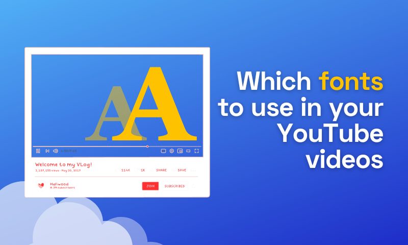 Which Fonts to Use for YouTube Videos Flixier